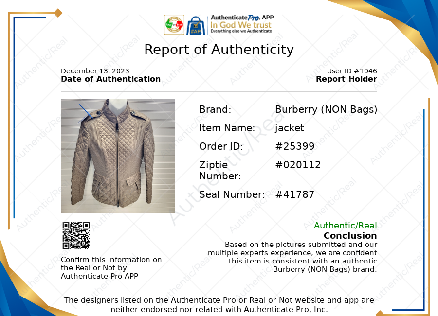 Jacket Luxury Designer By Burberry  Size: S