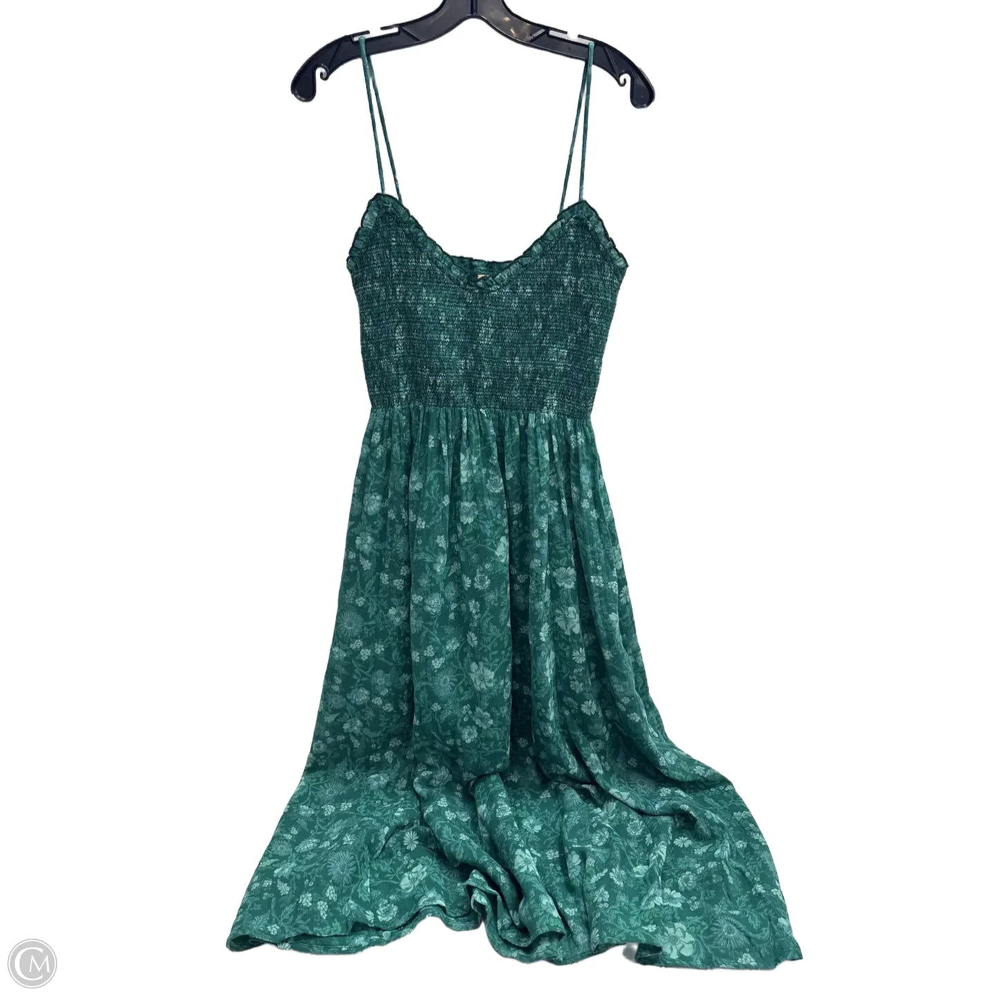 Dress Casual Maxi By Free People In Green & White, Size: M