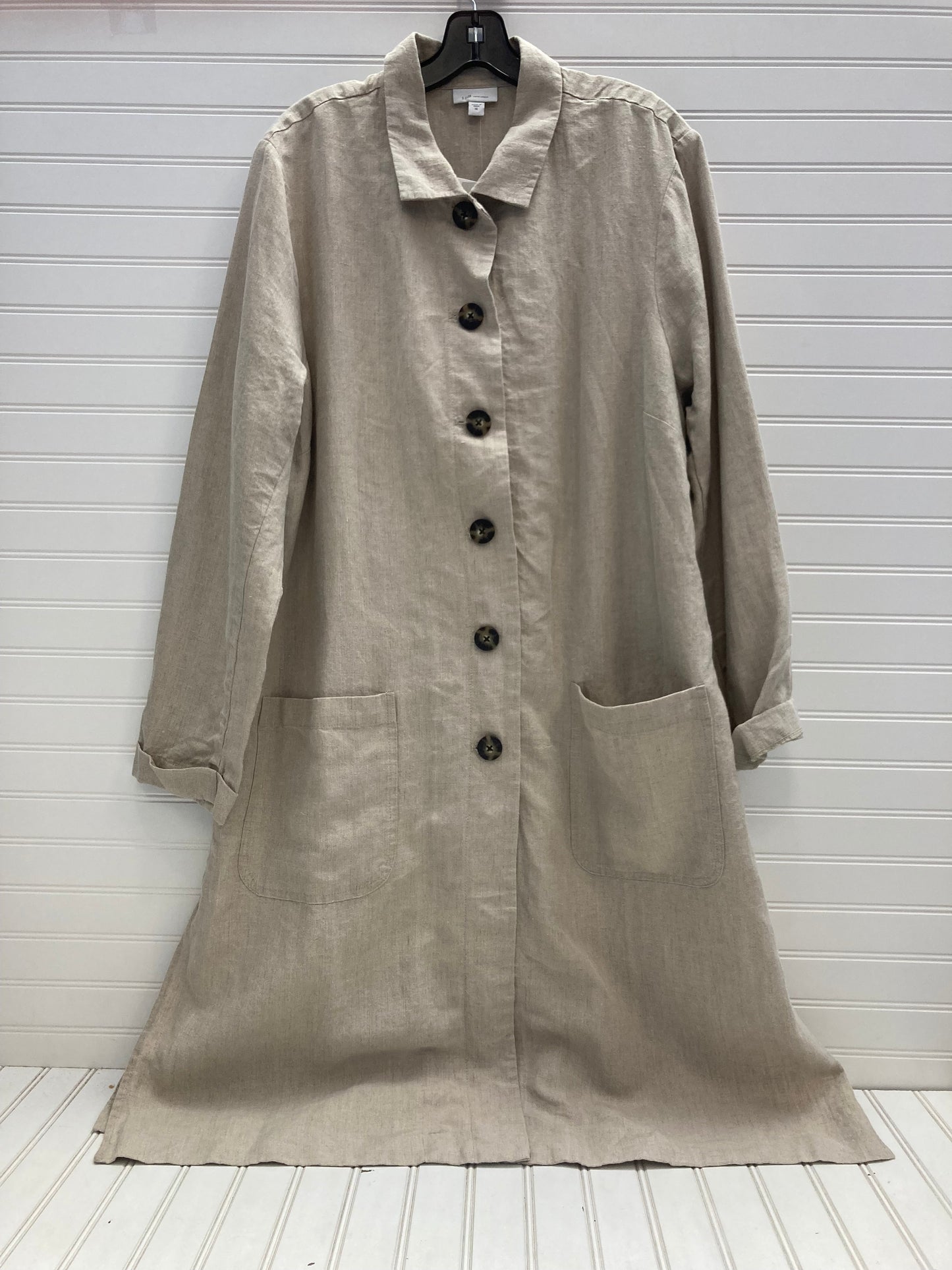 Coat Other By J. Jill In Tan, Size: Xl