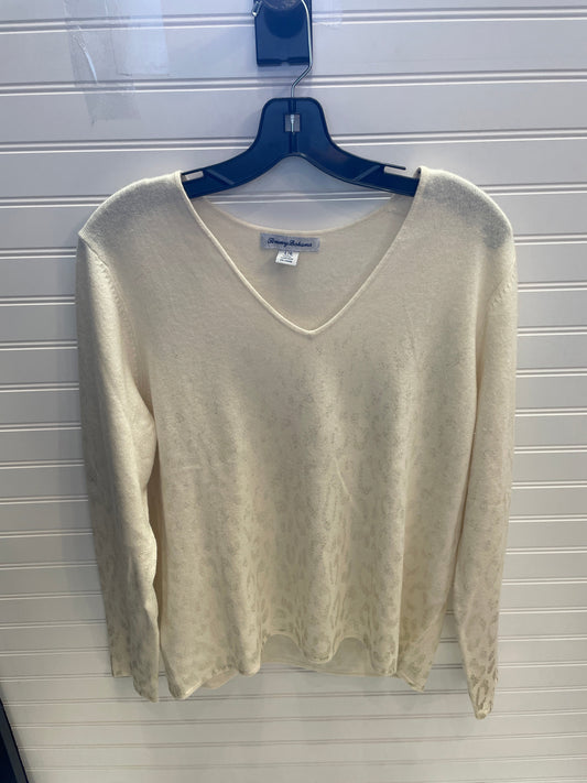 Sweater By Tommy Bahama In Cream, Size: L