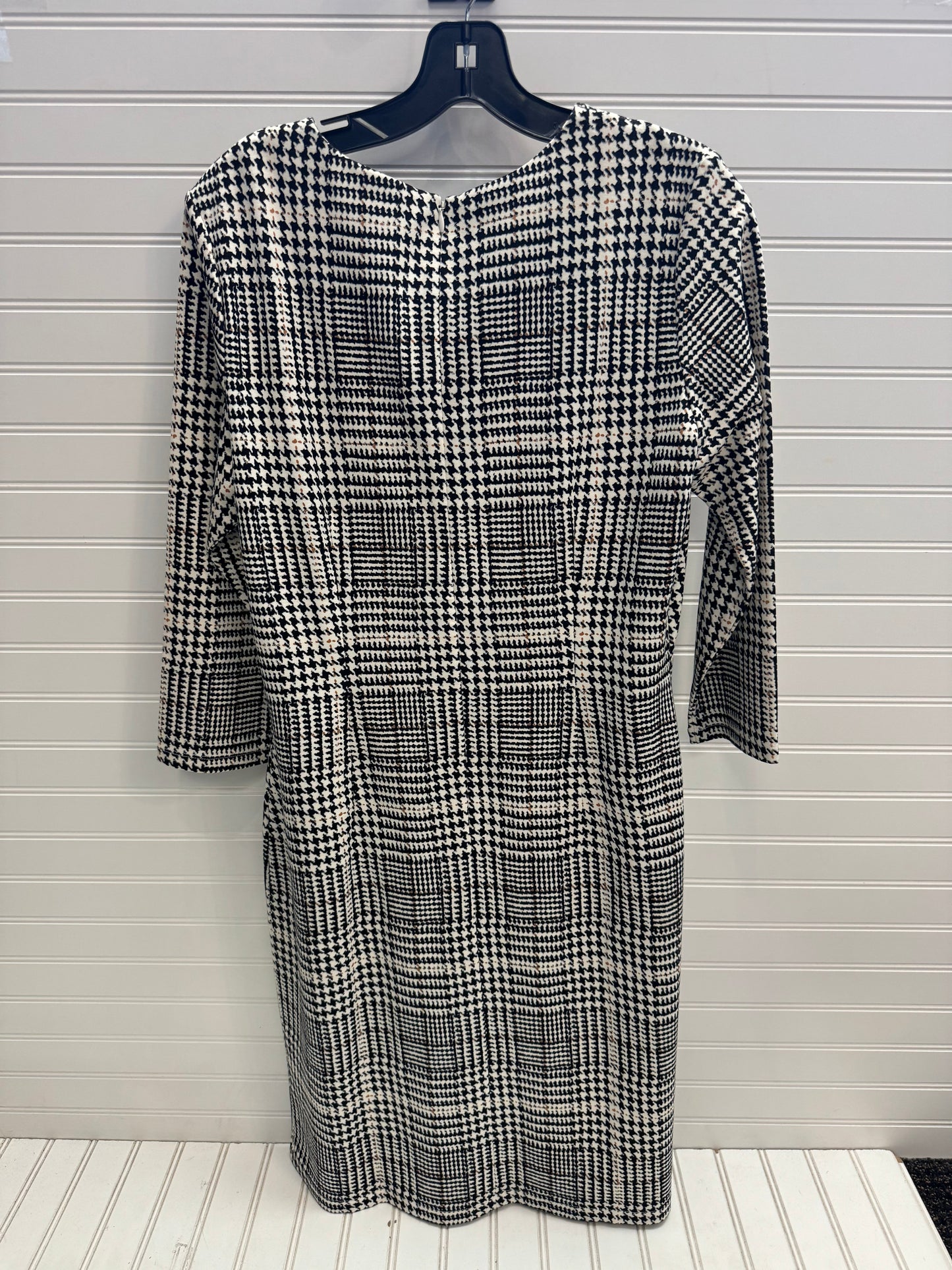 Dress Casual Midi By J Mclaughlin In Black & White, Size: L