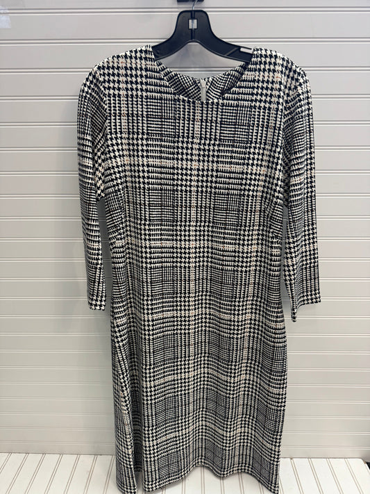 Dress Casual Midi By J Mclaughlin In Black & White, Size: L