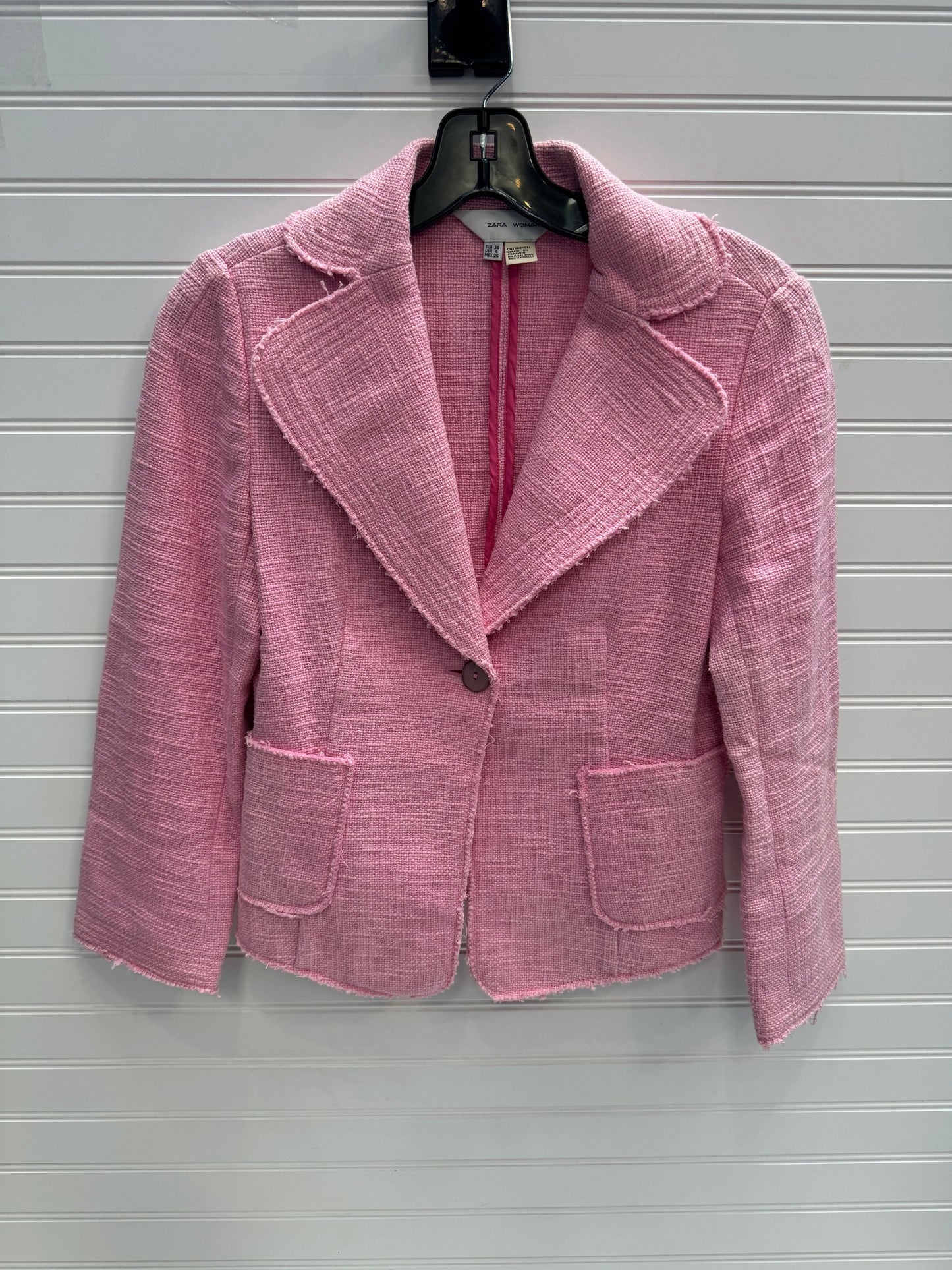 Blazer By Zara Women In Pink, Size: 4