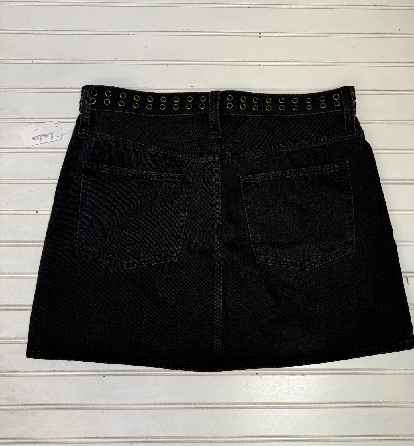 Black Denim Skirt Mini & Short Madewell, Size 10