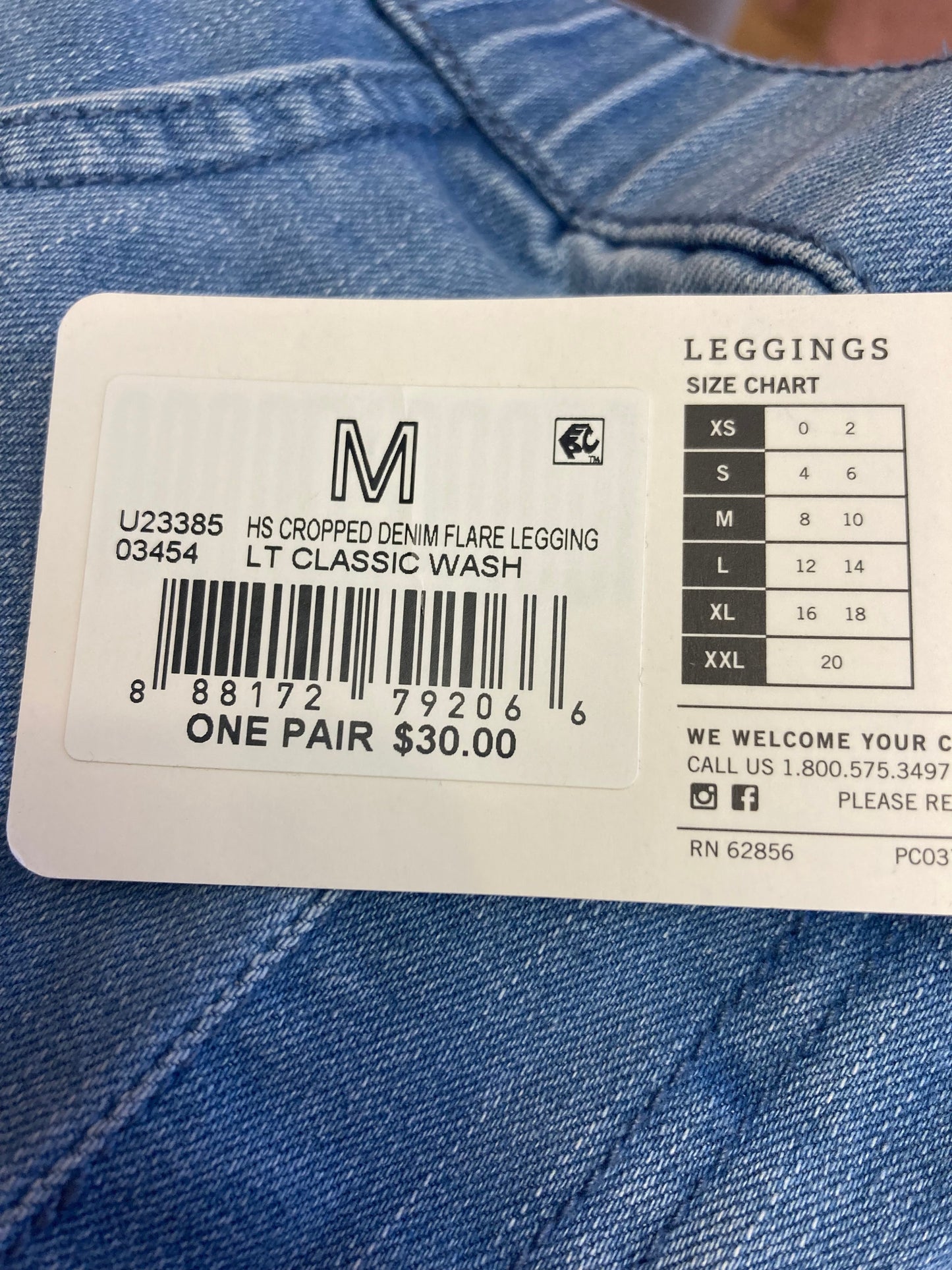 Jeans Jeggings By Hue  Size: M