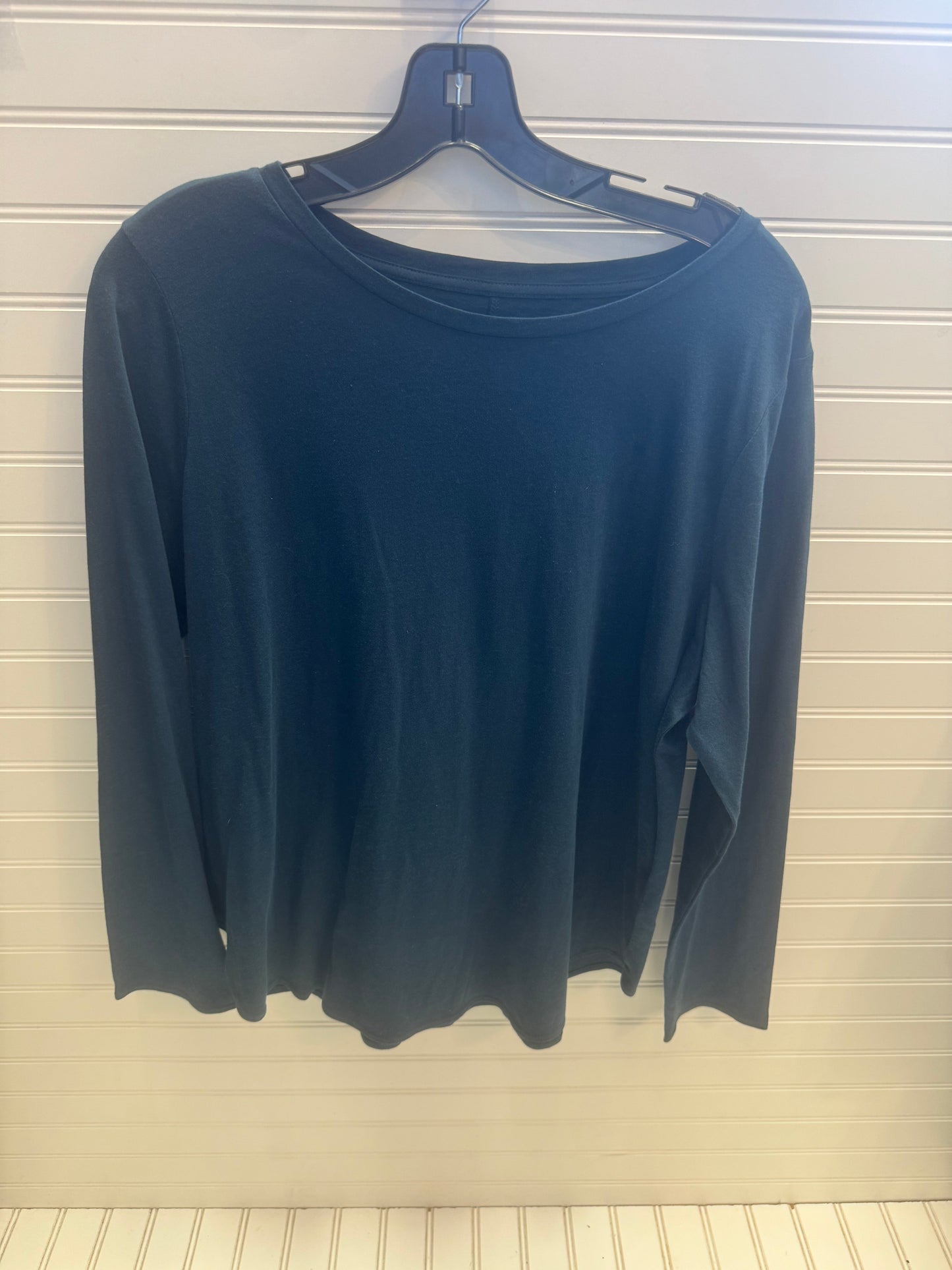 Top Long Sleeve By Eileen Fisher In Blue, Size: L