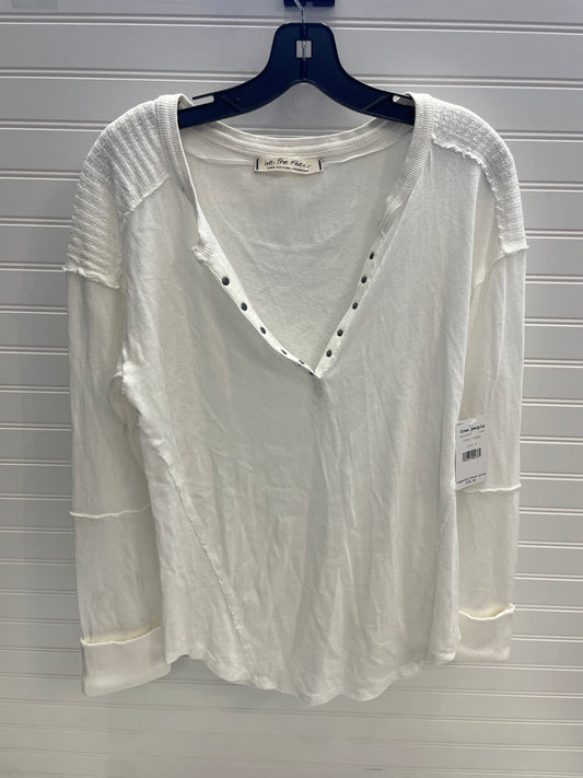 Ivory Top Long Sleeve We The Free, Size L