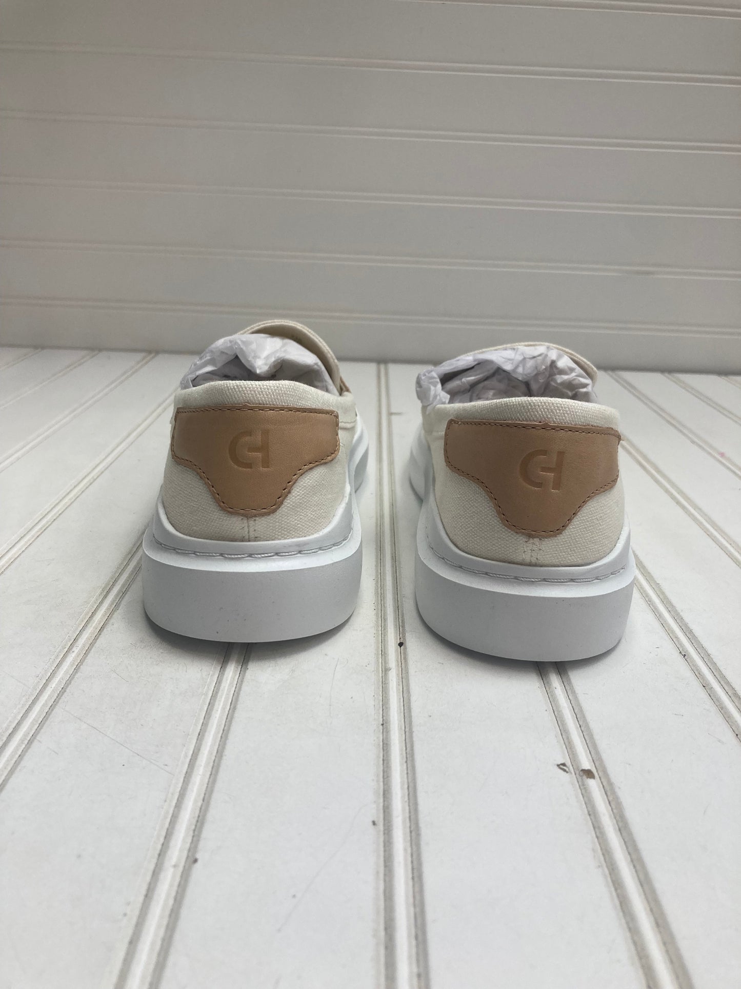 Tan & White Shoes Designer Cole-haan, Size 7.5