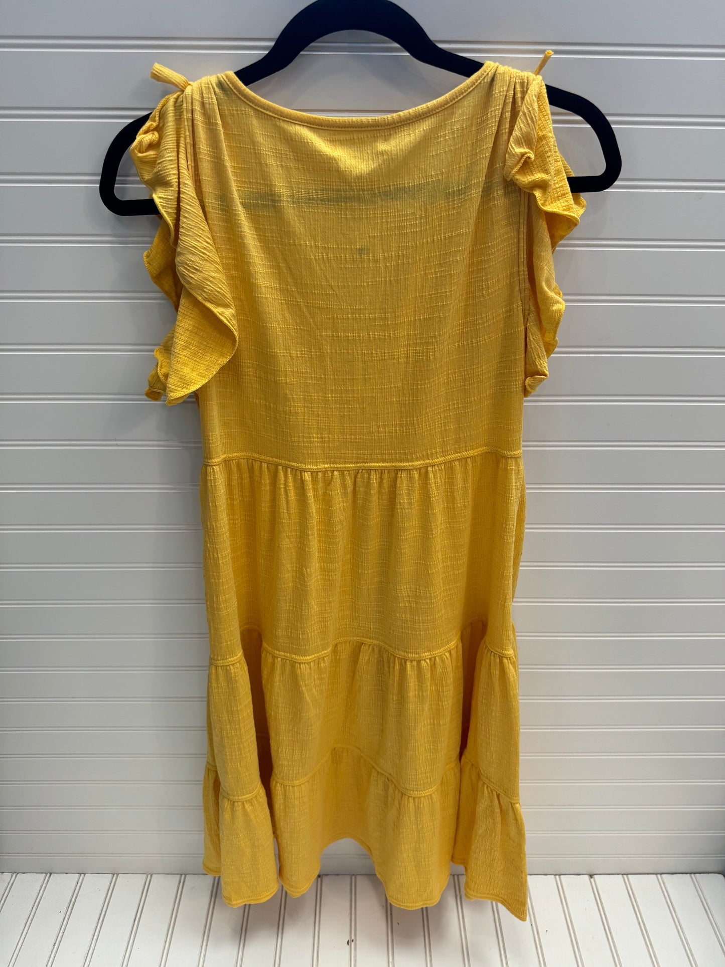 Yellow Dress Casual Short Max Studio, Size M