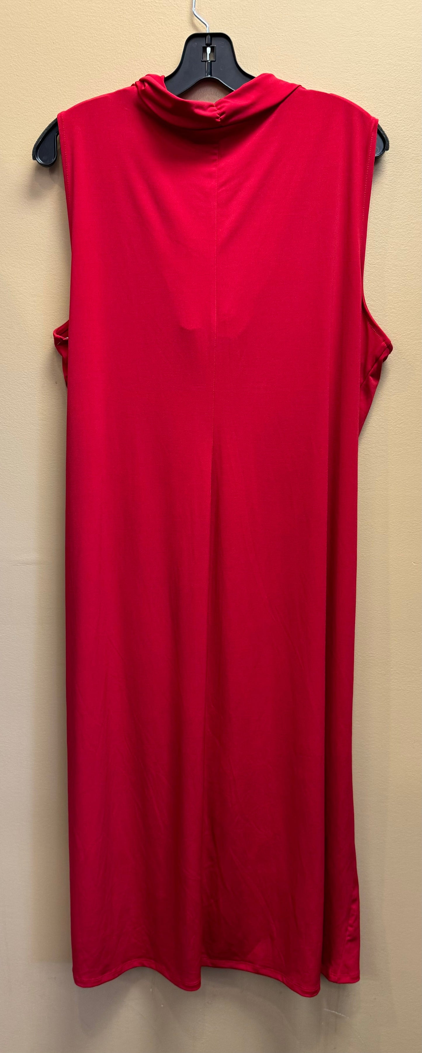 Red Dress Party Midi Lane Bryant, Size 18