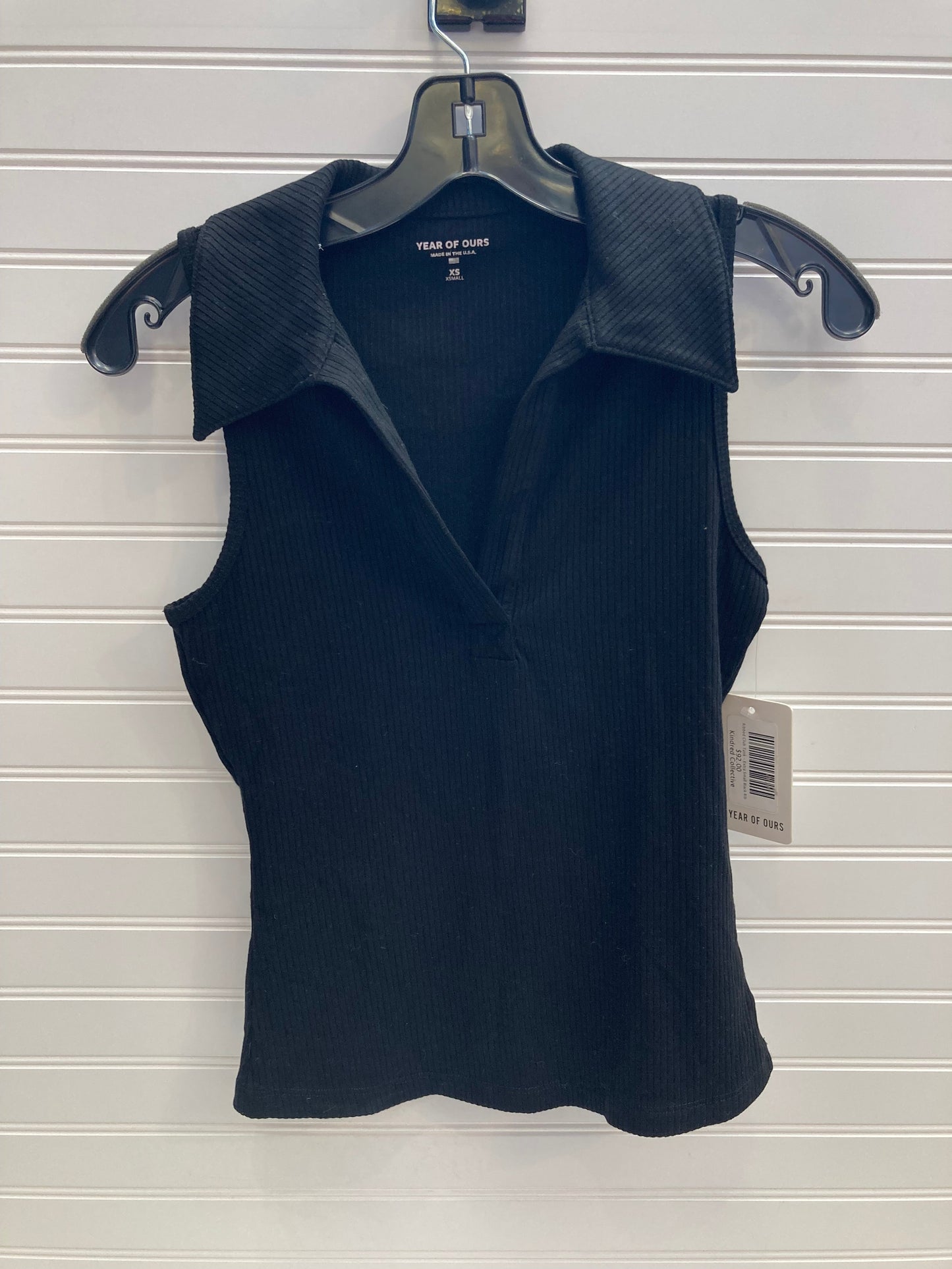 Black Top Sleeveless Year Of Ours, Size Xs