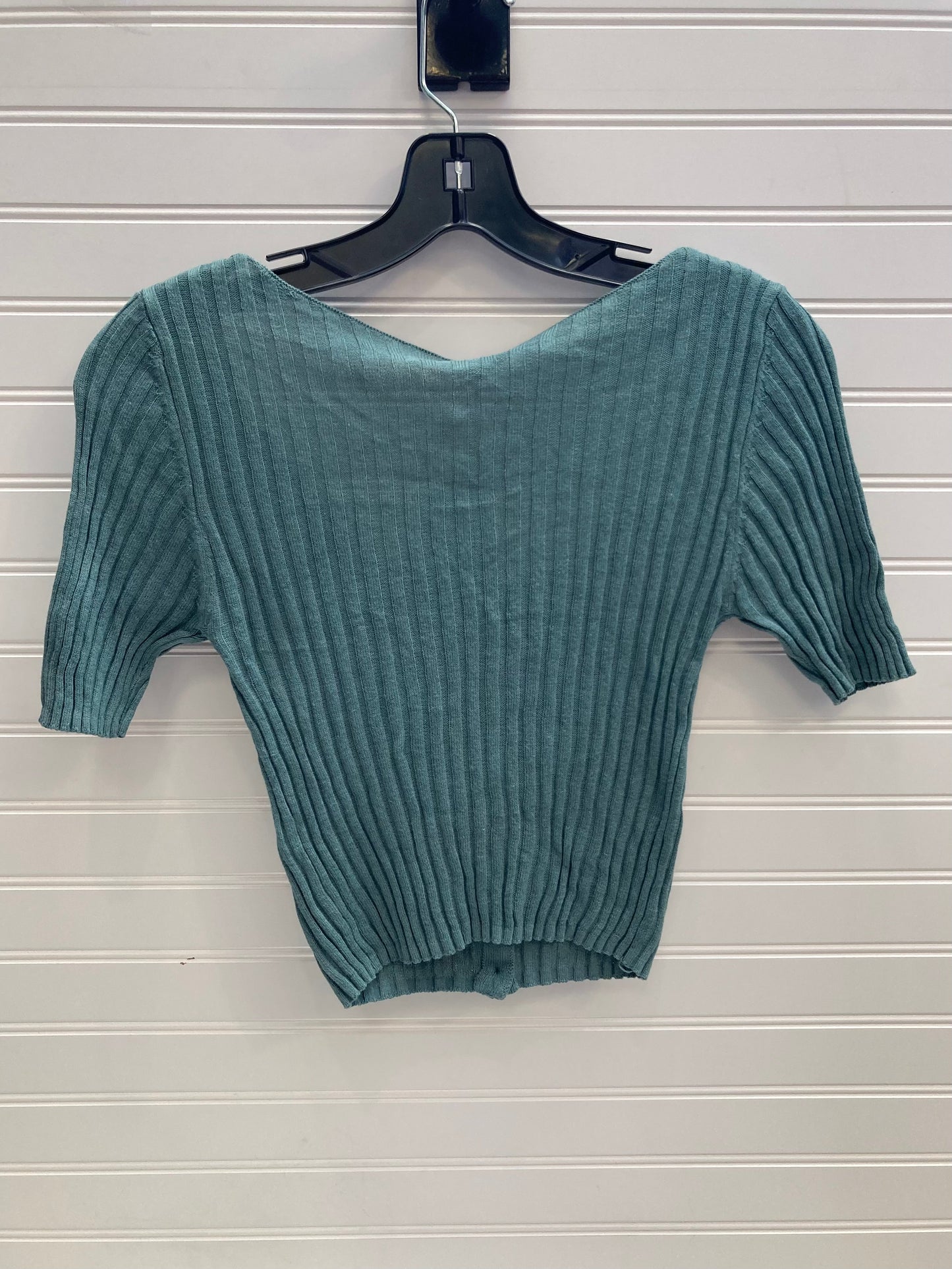 Green Top Short Sleeve Free People, Size S