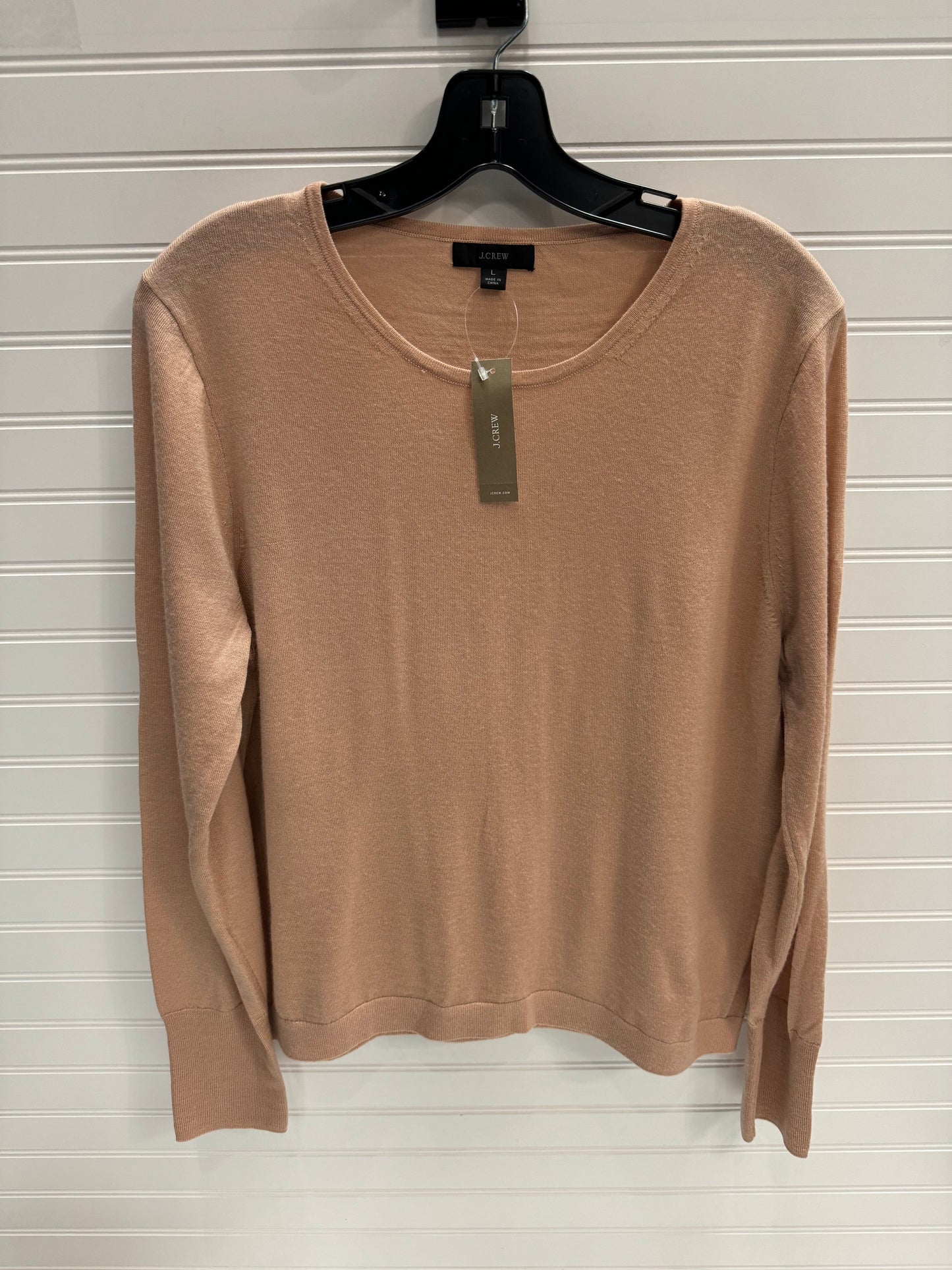 Pink Top Long Sleeve J. Crew, Size L