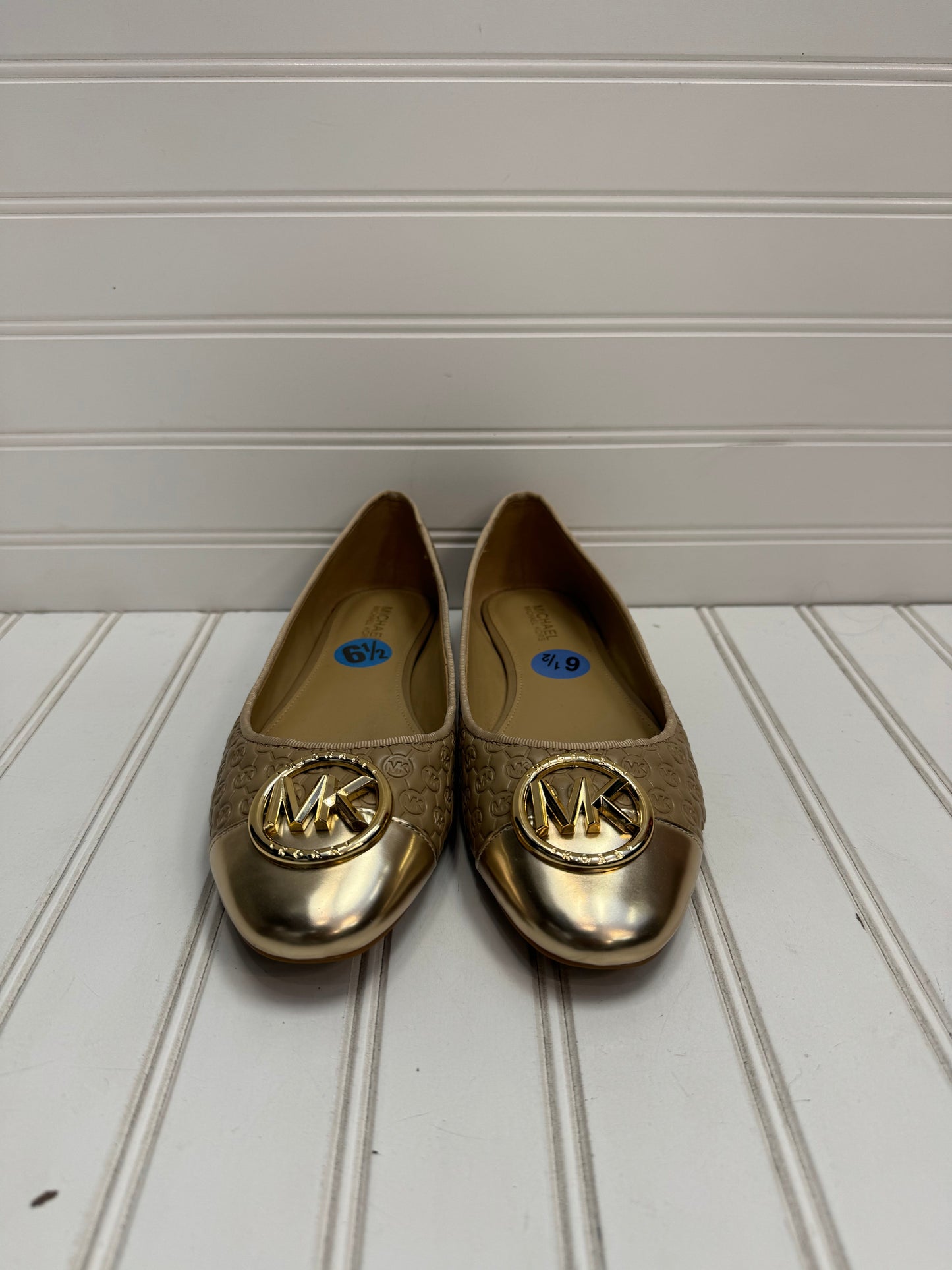 Tan Shoes Flats Michael By Michael Kors, Size 6.5