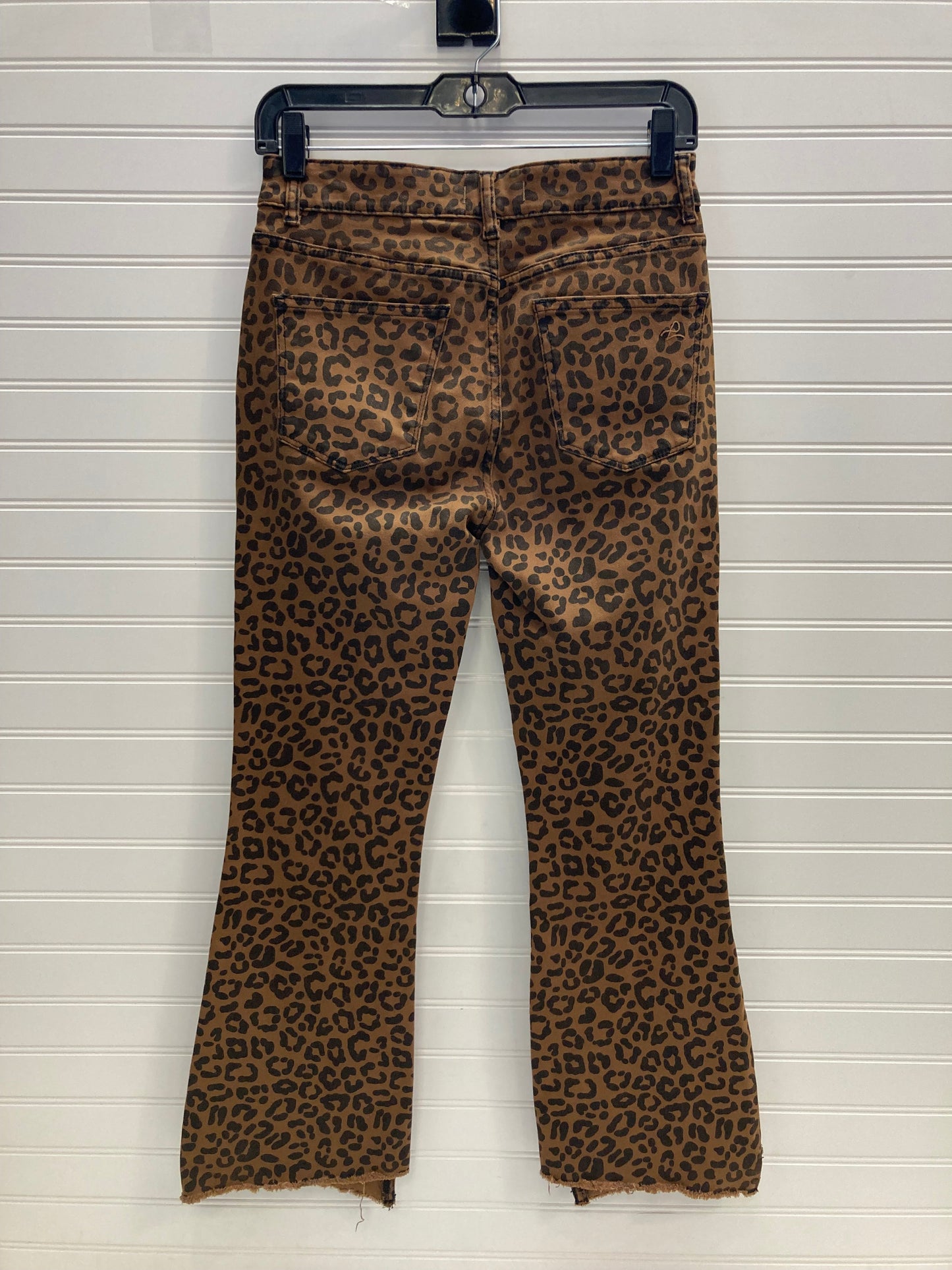 Animal Print Jeans Cropped Dl1961, Size 2