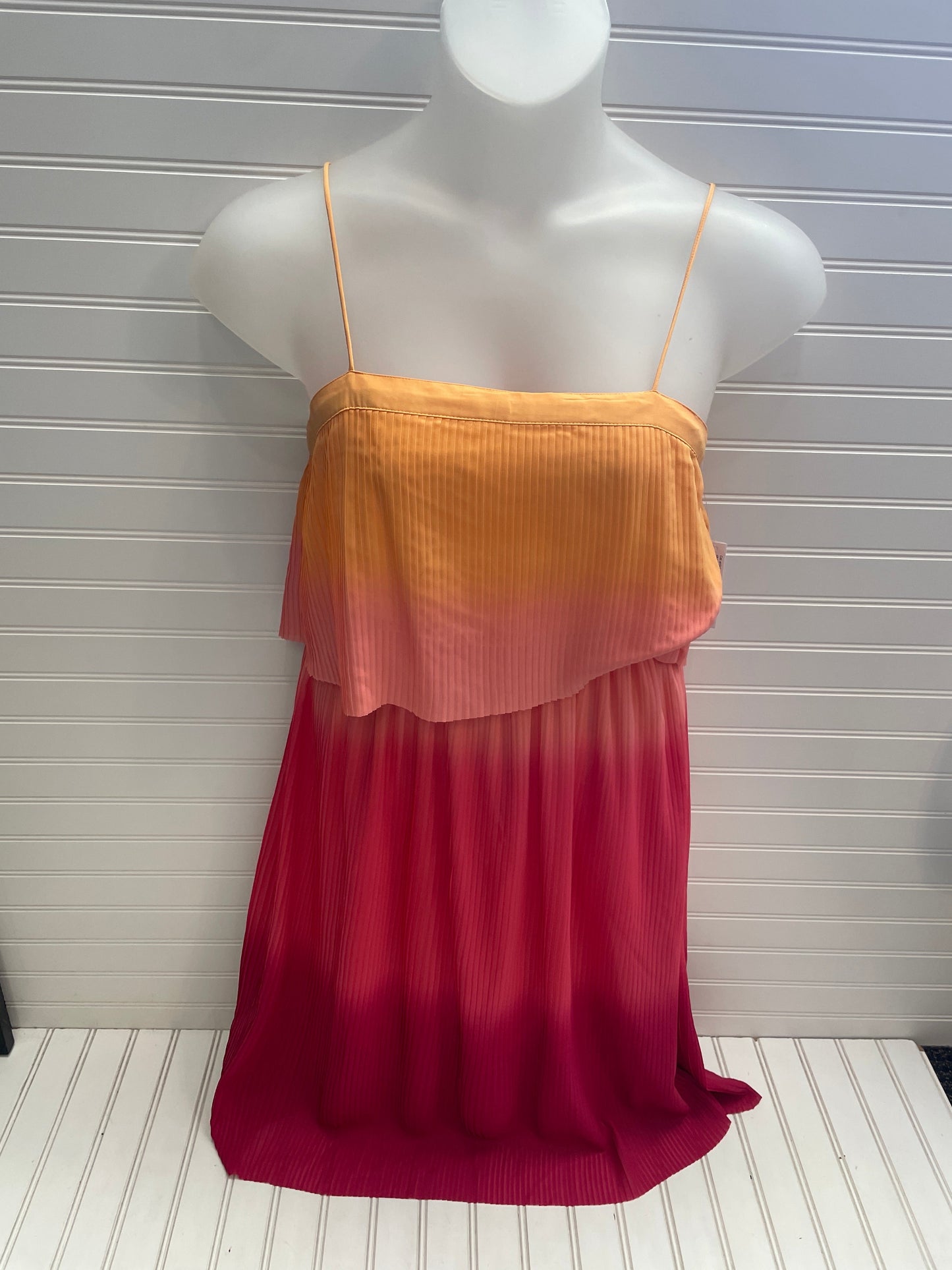 Orange & Pink Dress Party Short Leith, Size M