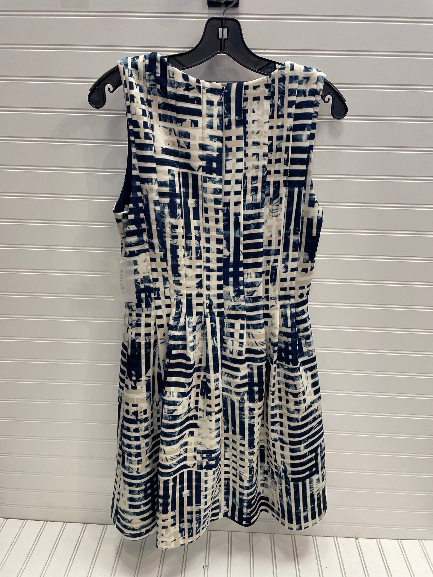 Blue & Grey Dress Work Vince Camuto, Size 10