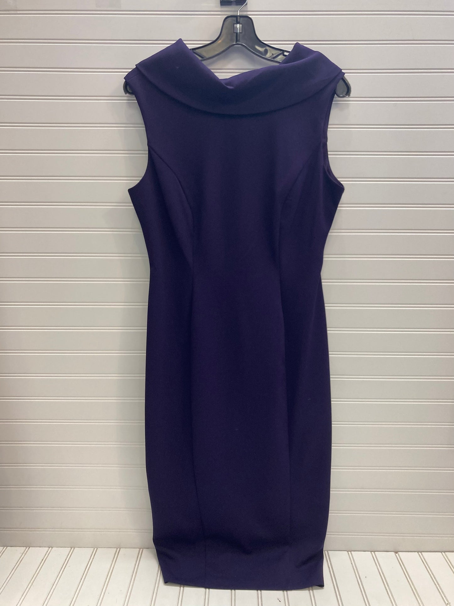Purple Dress Work Connected Apparel, Size 8