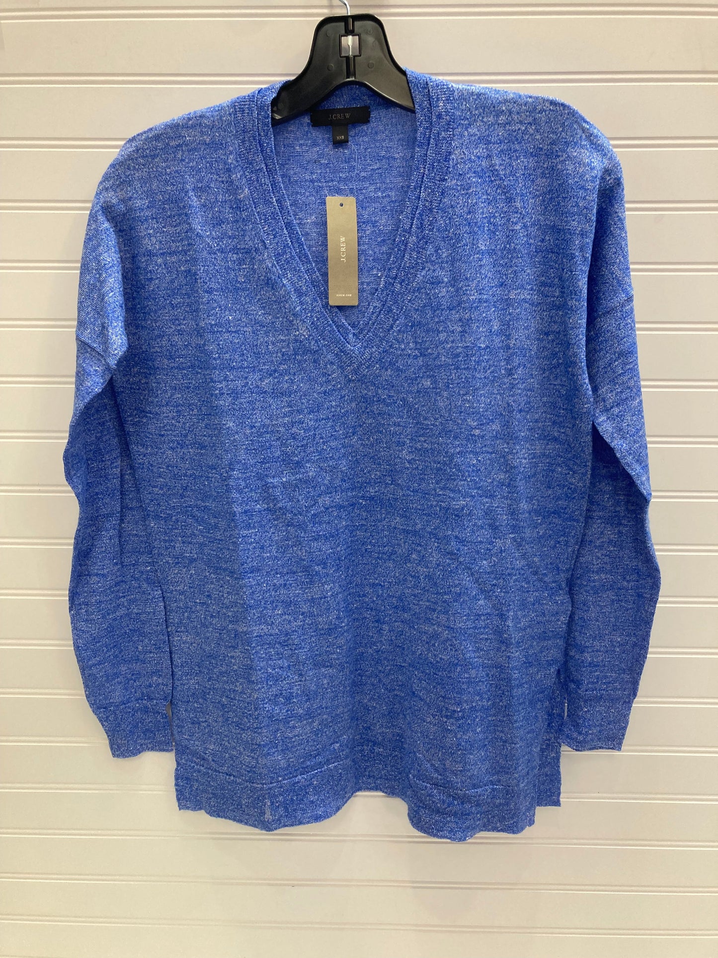 Blue Top Long Sleeve J. Crew, Size Xxs