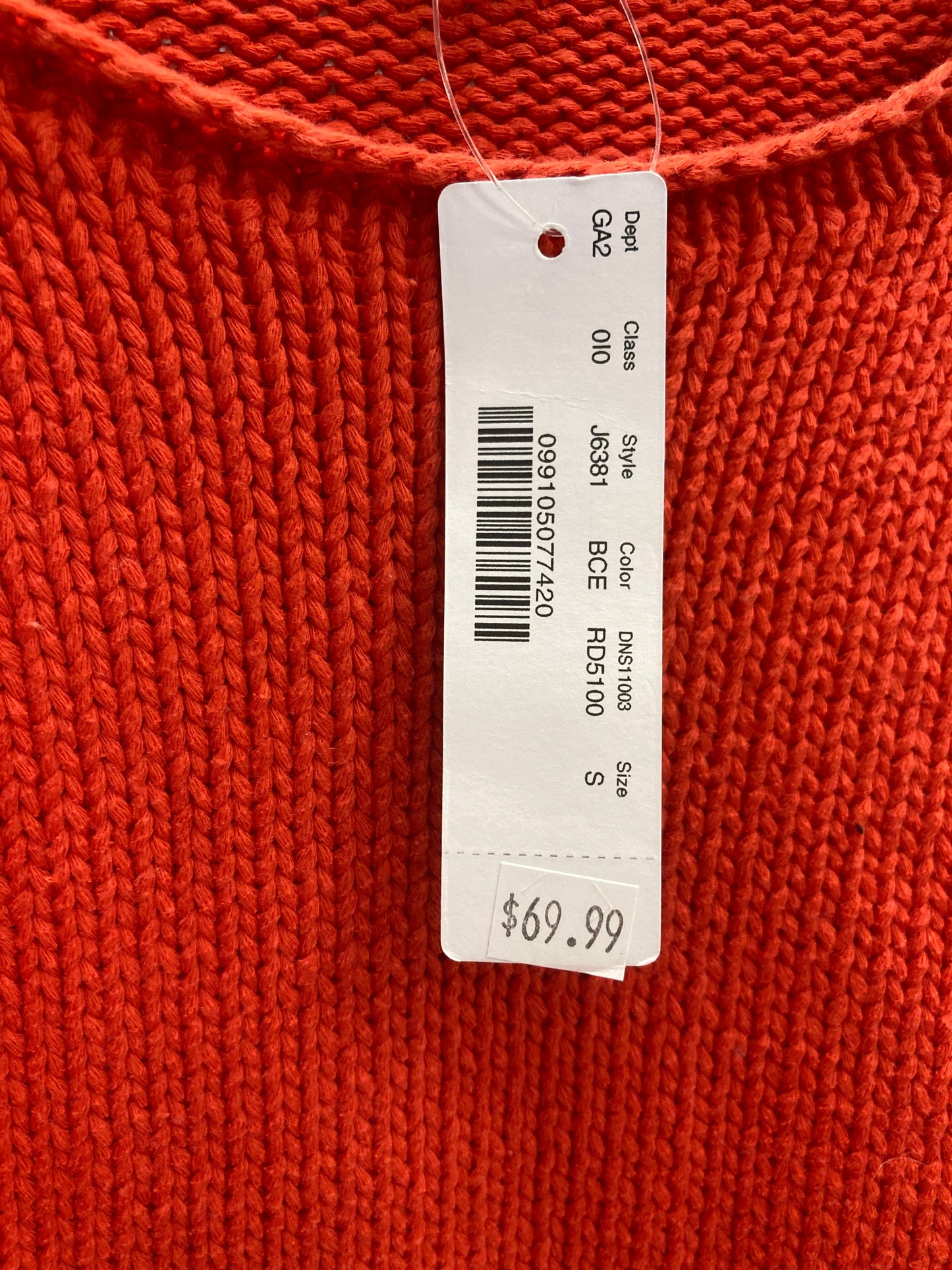 Red Sweater J. Crew, Size S