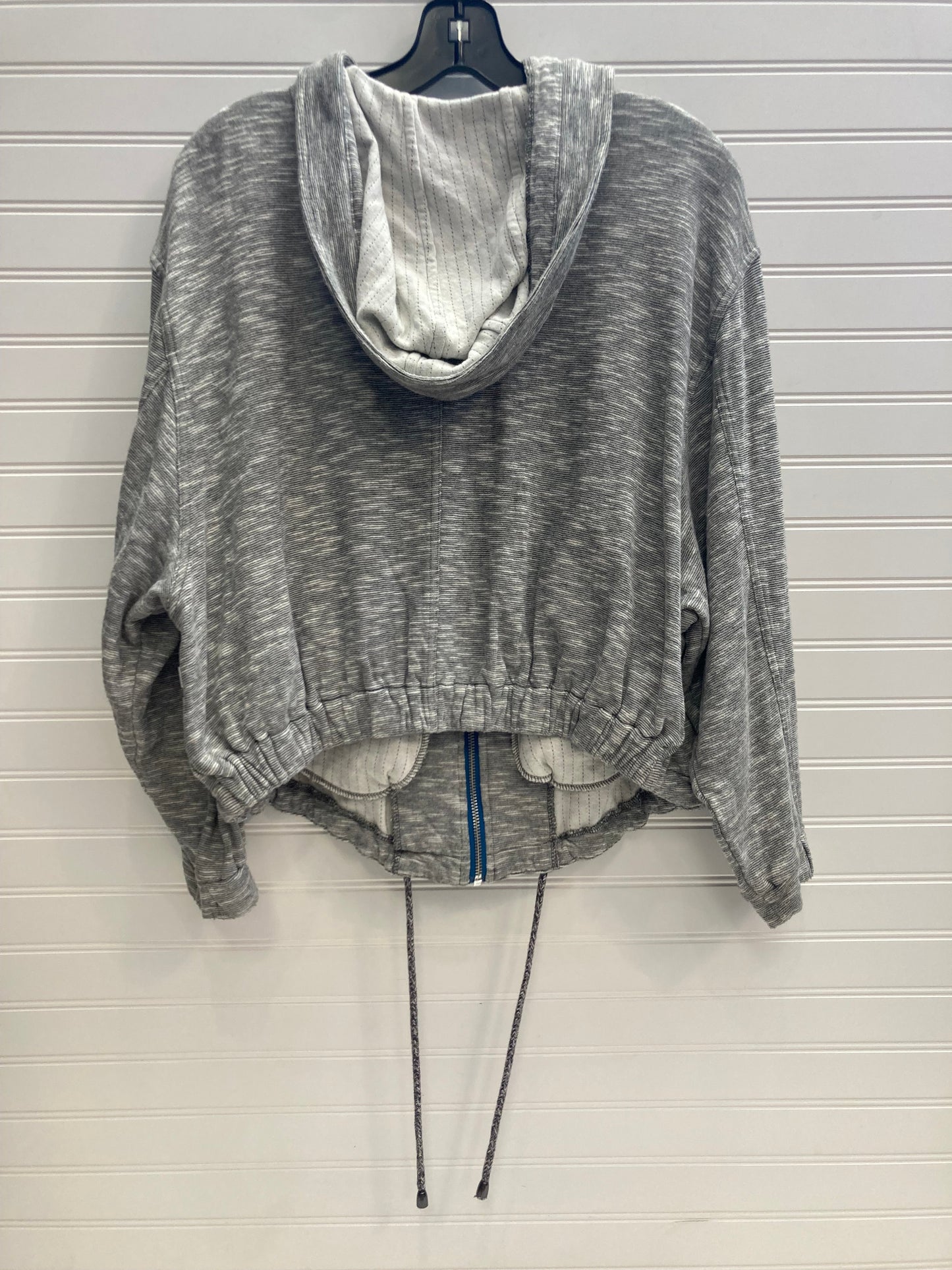 Grey Sweatshirt Hoodie Free People, Size S