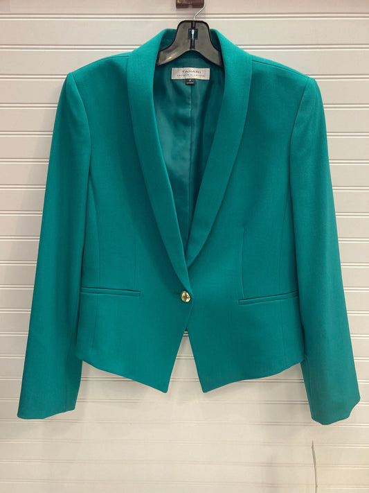 Blazer By Tahari By Arthur Levine In Green, Size: 12