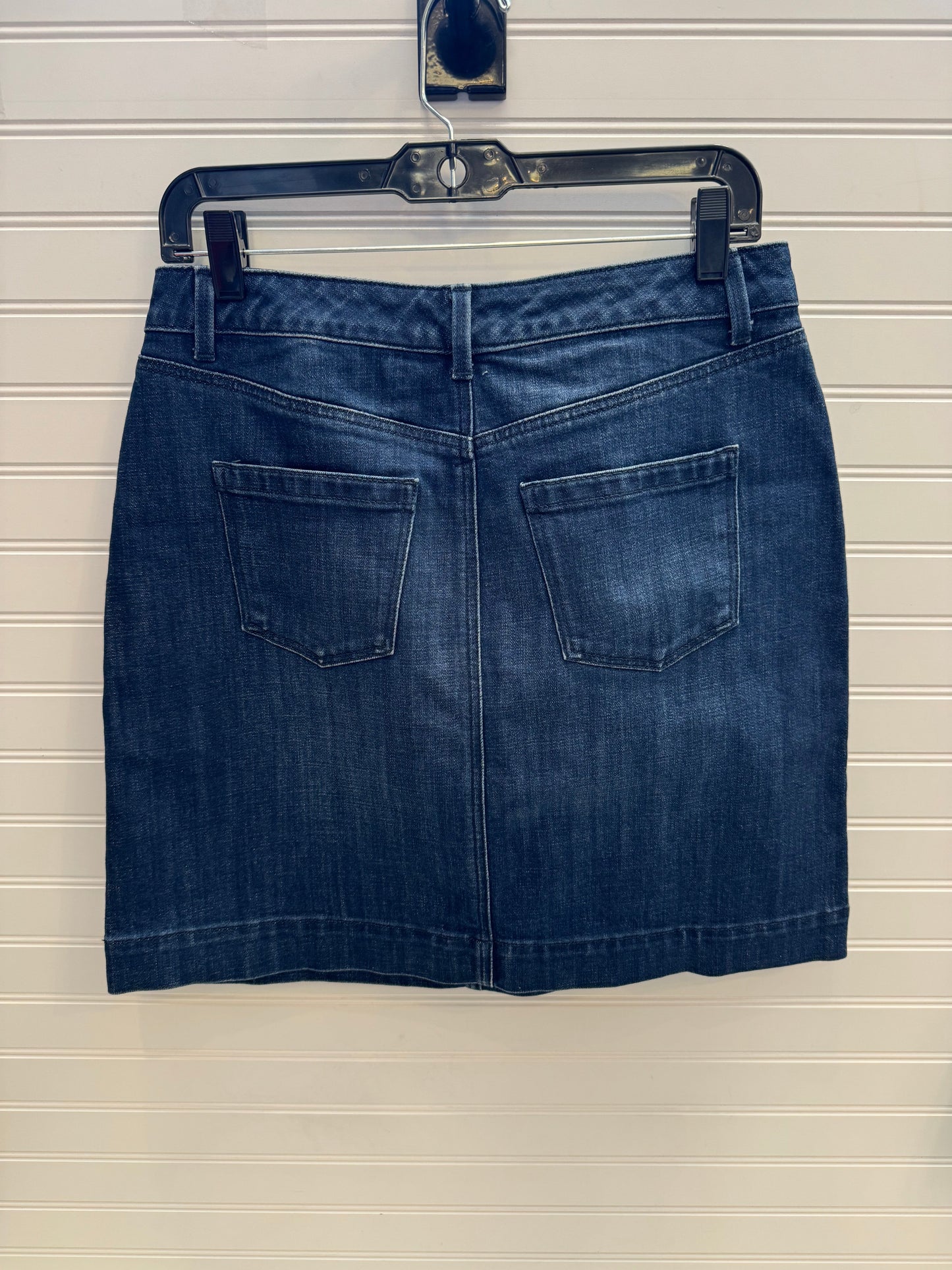 Skirt Mini & Short By Talbots In Blue Denim, Size: 8petite