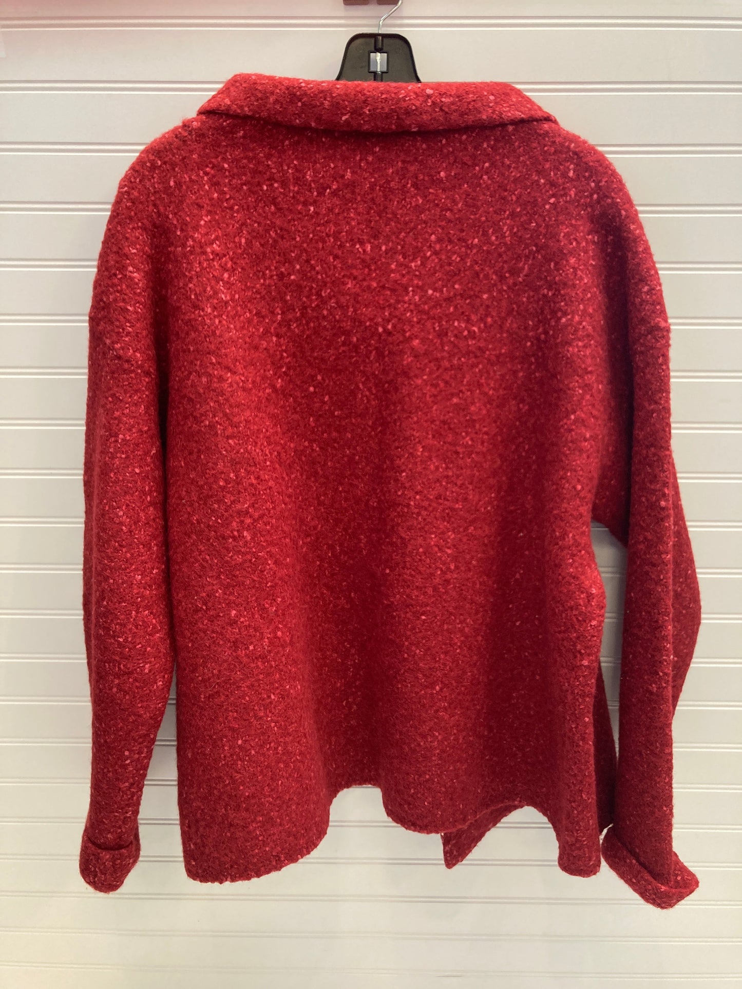 Jacket Other By Eileen Fisher In Red, Size: L