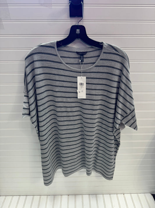 Top Short Sleeve By Eileen Fisher In Grey, Size: L