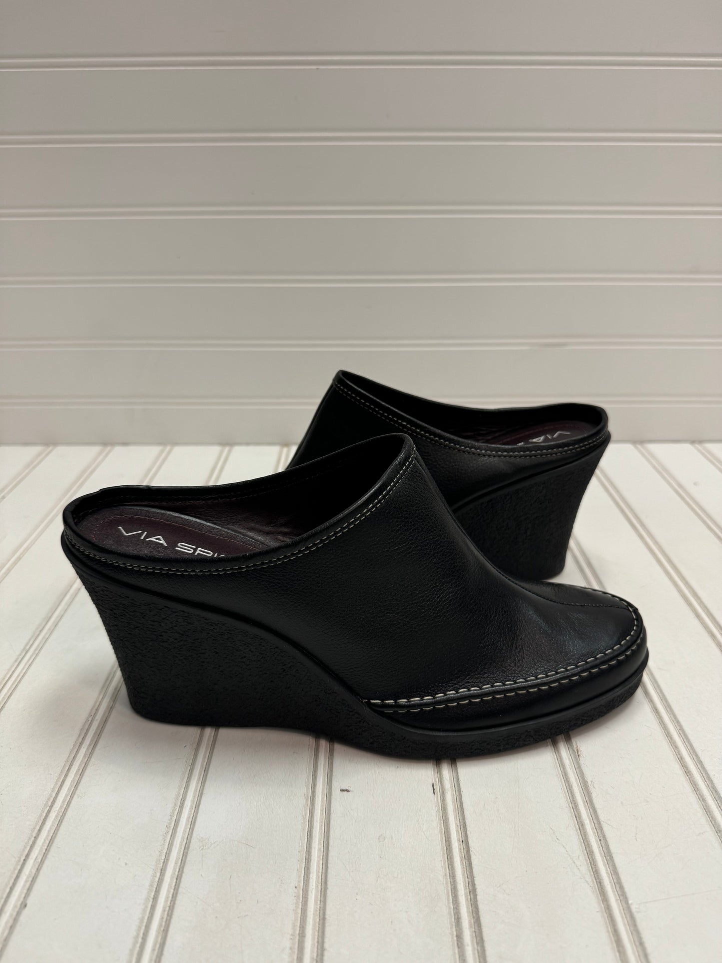 Shoes Heels Block By Via Spiga In Black, Size: 9