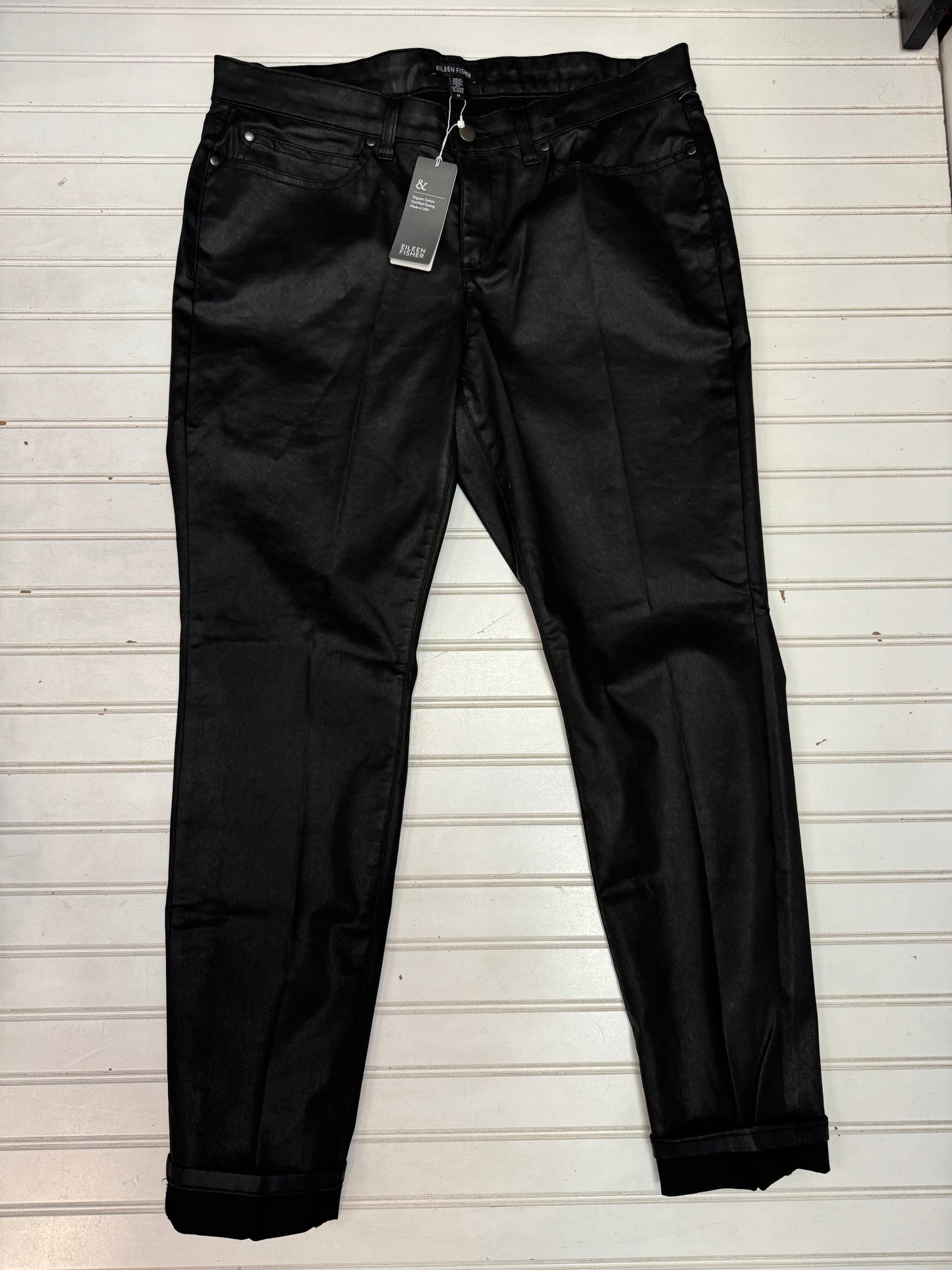 Jeans Jeggings By Eileen Fisher In Black, Size: 14