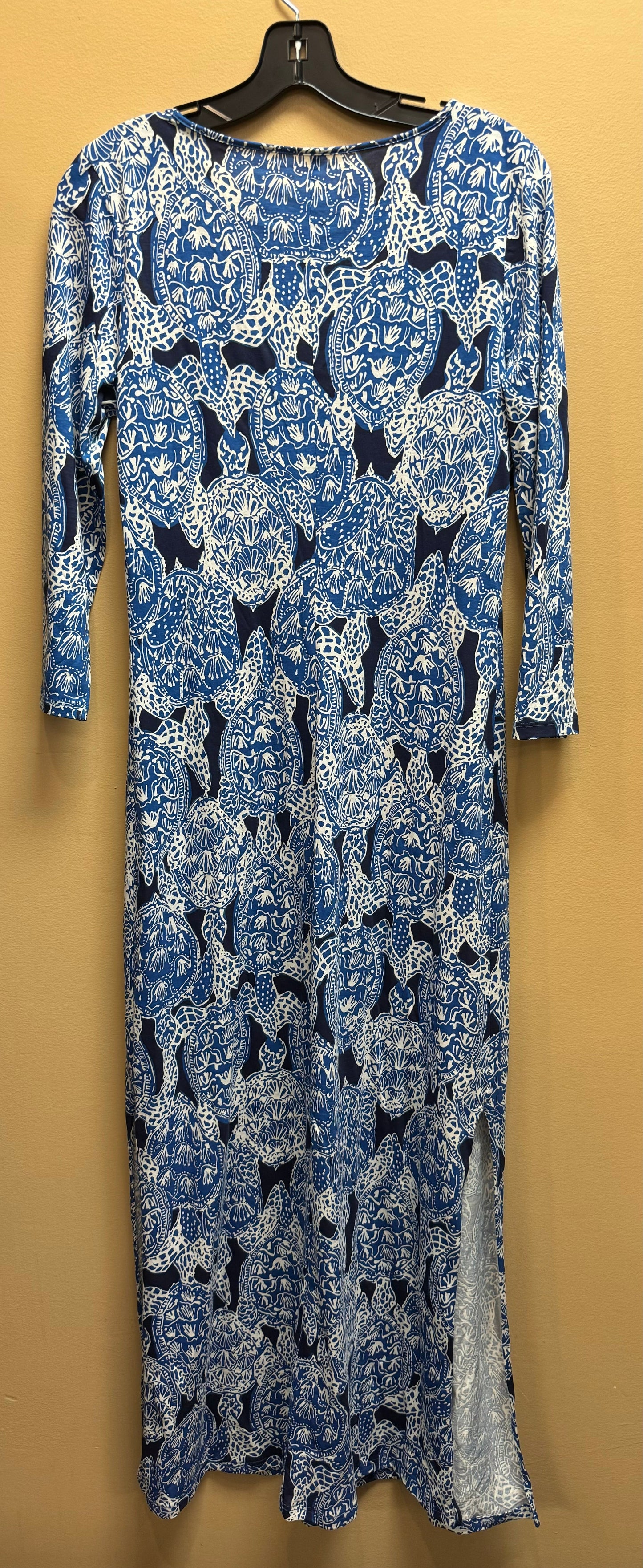 Dress Designer By Lilly Pulitzer In Blue & White, Size: S