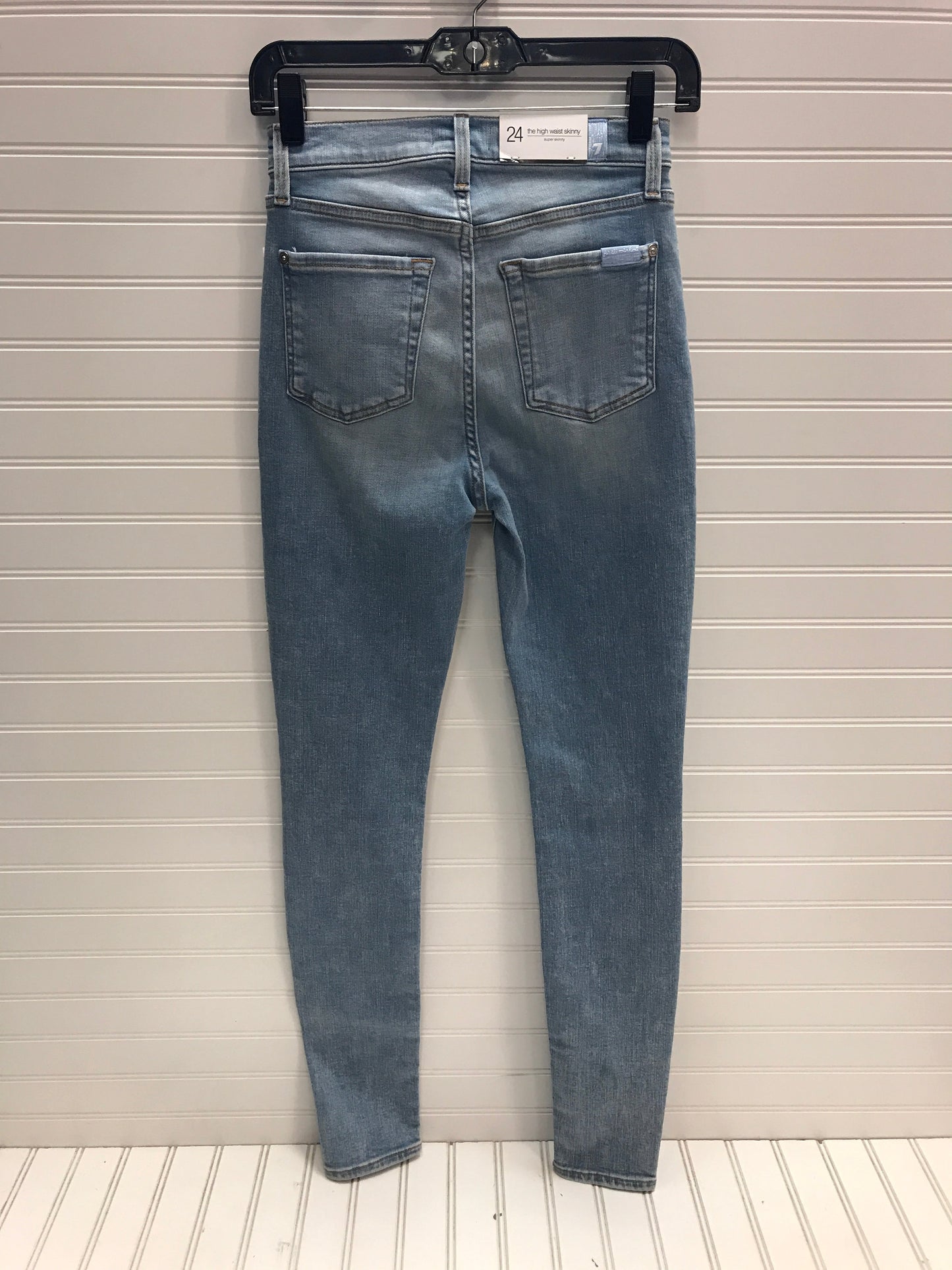 Jeans Designer By 7 For All Mankind In Blue Denim, Size: 0