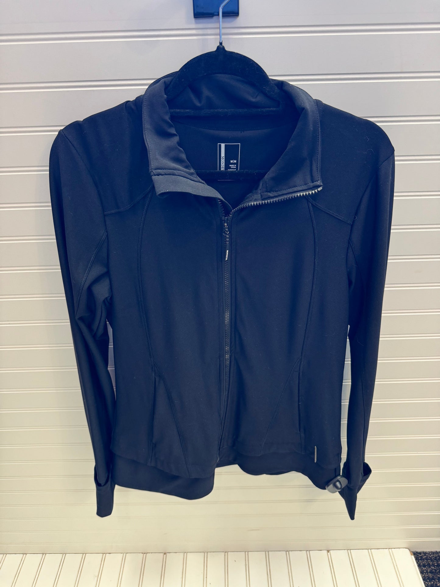 Athletic Jacket By Mondetta In Black, Size: M