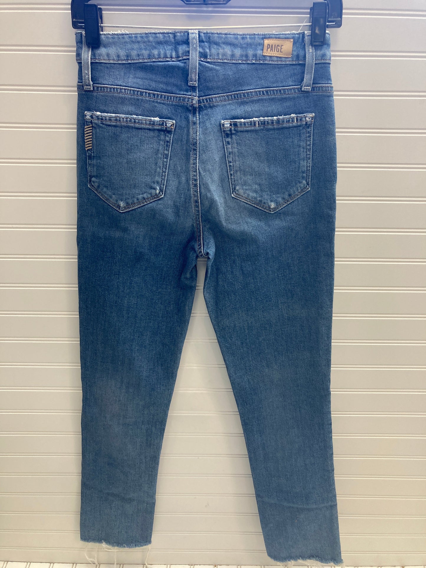 Jeans Skinny By Paige In Blue Denim, Size: 2