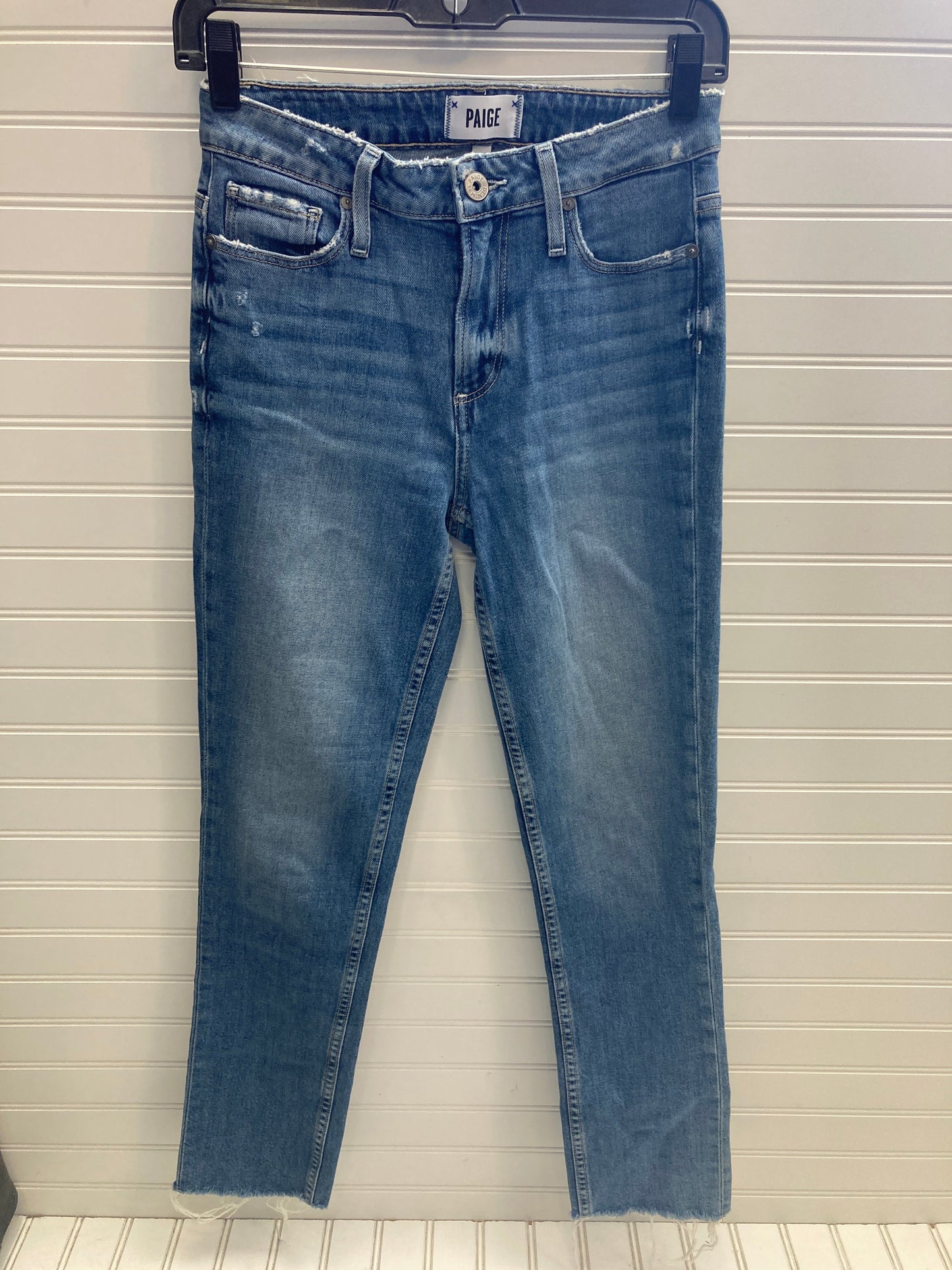 Jeans Skinny By Paige In Blue Denim, Size: 2