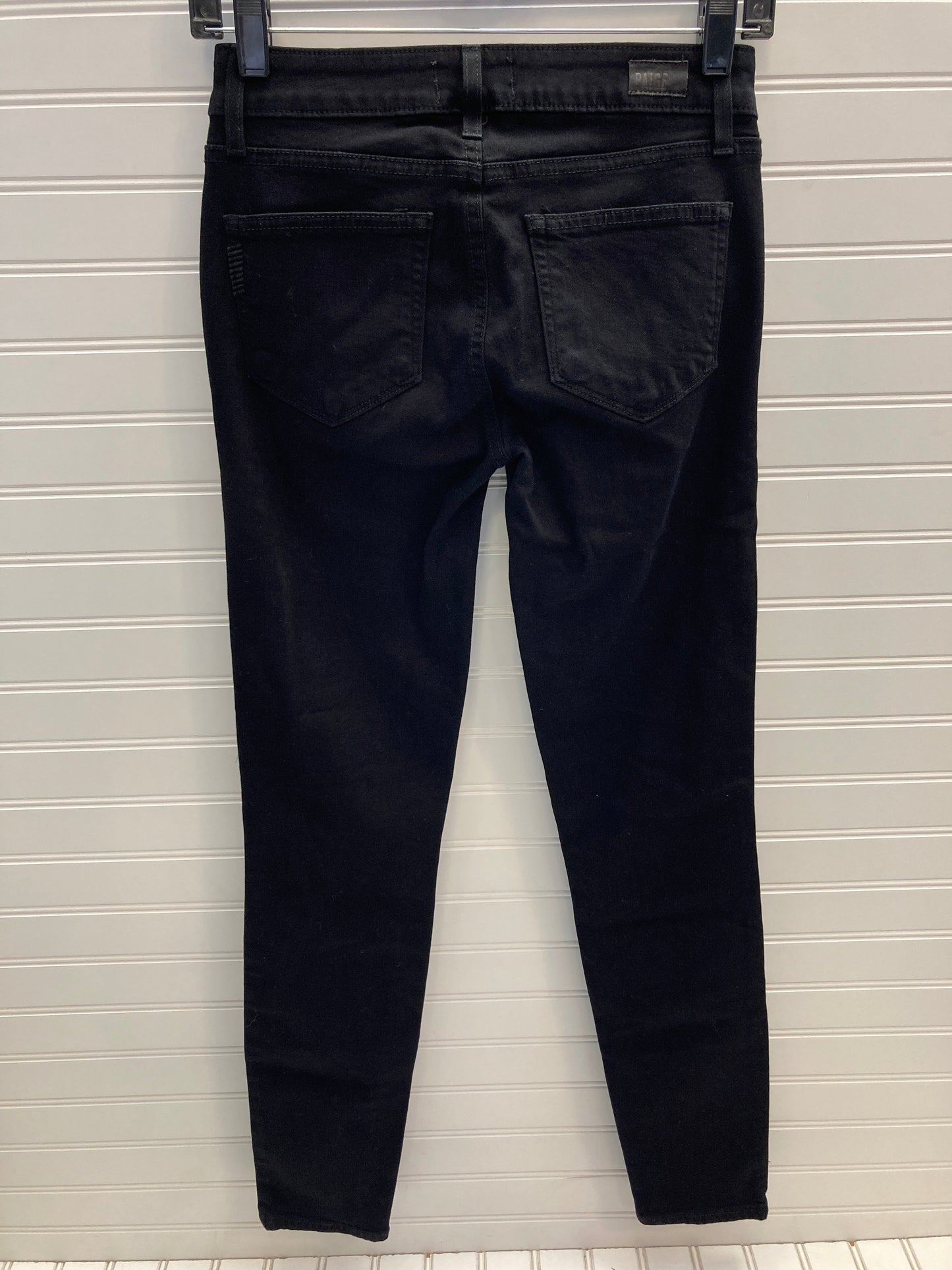 Jeans Skinny By Paige In Black, Size: 2