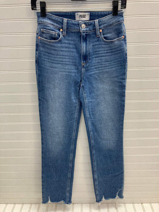 Jeans Skinny By Paige In Blue Denim, Size: 2