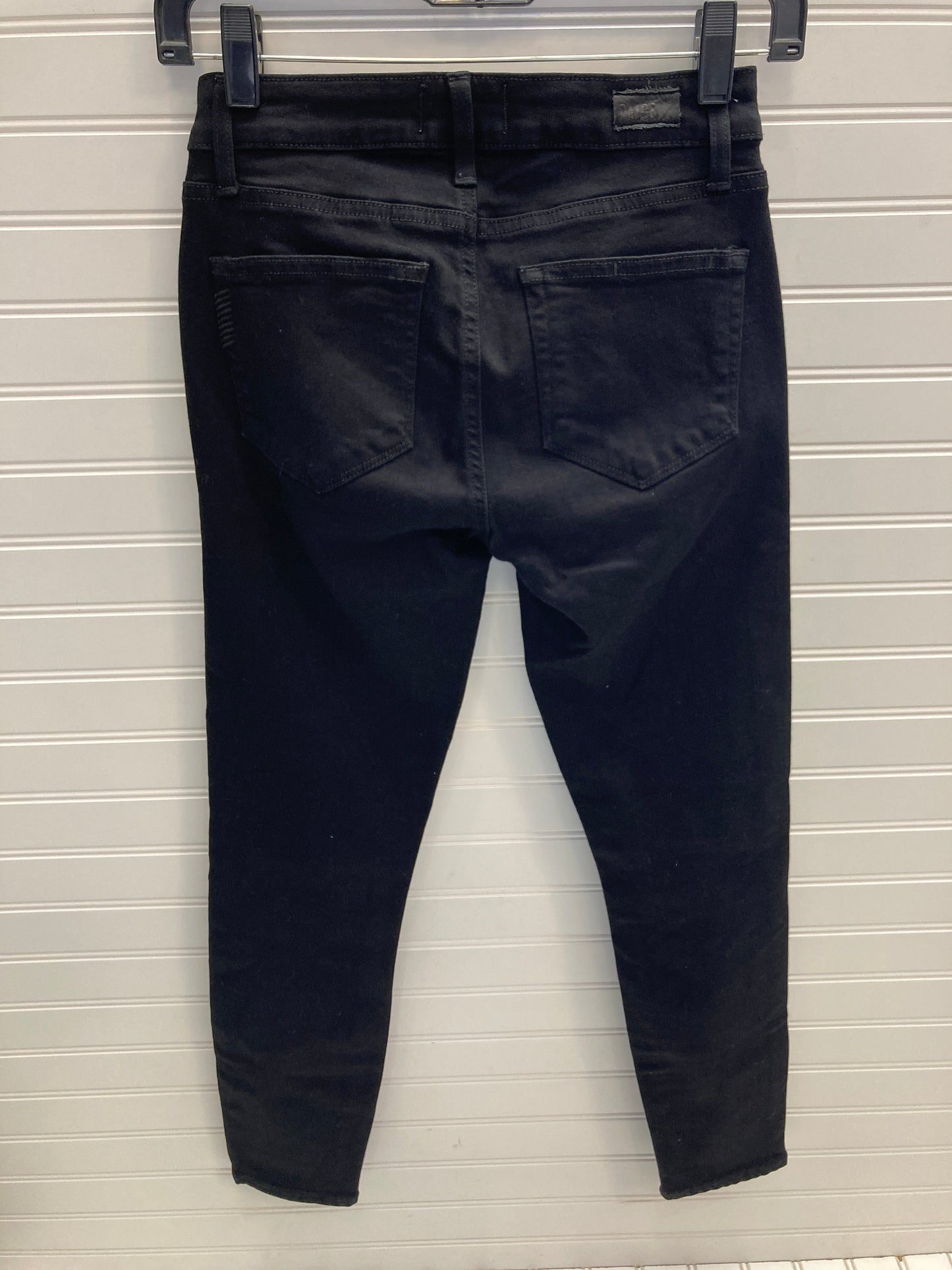 Jeans Skinny By Paige In Black, Size: 2