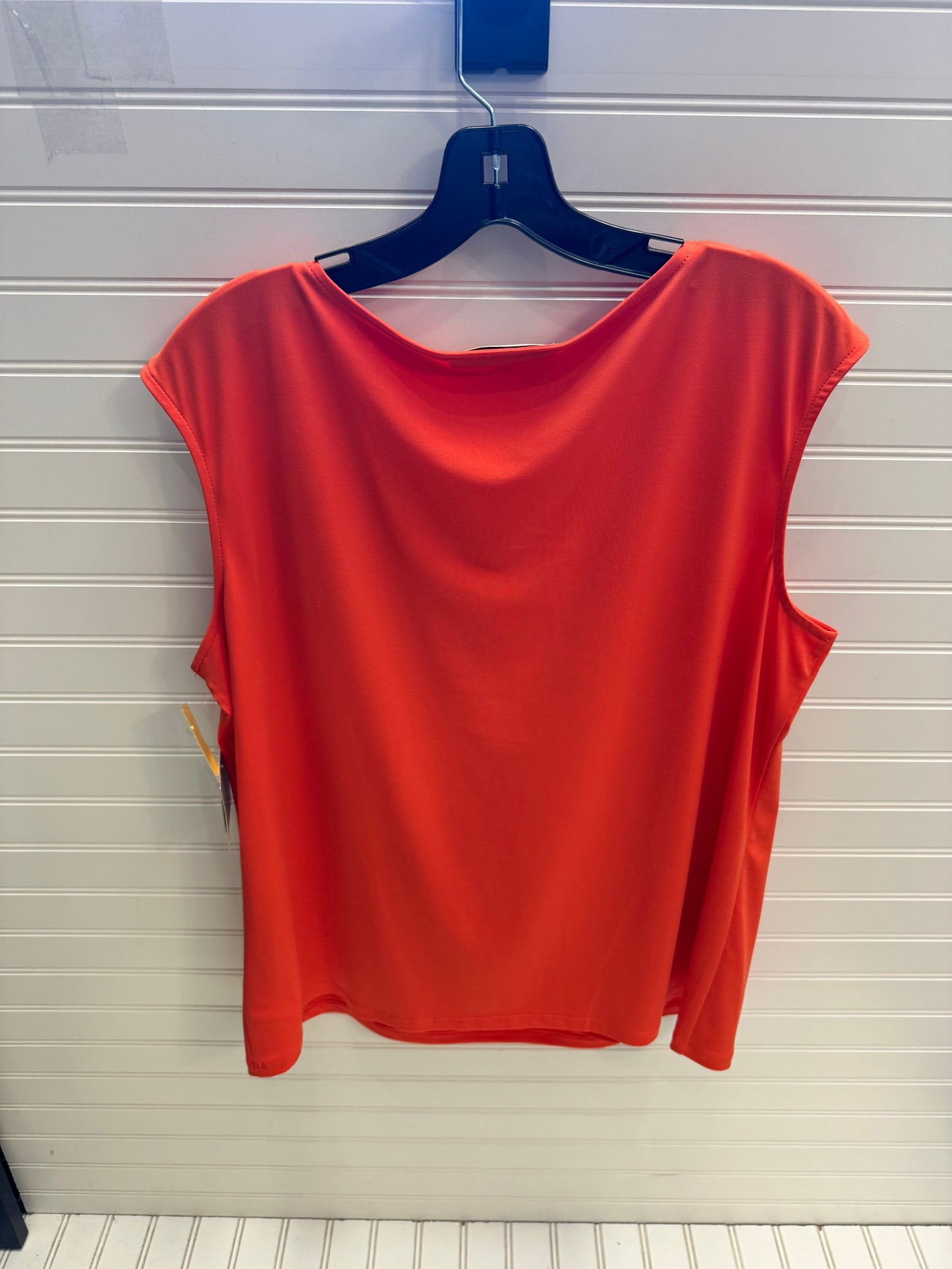 Top Sleeveless By Kasper In Orange, Size: Xl