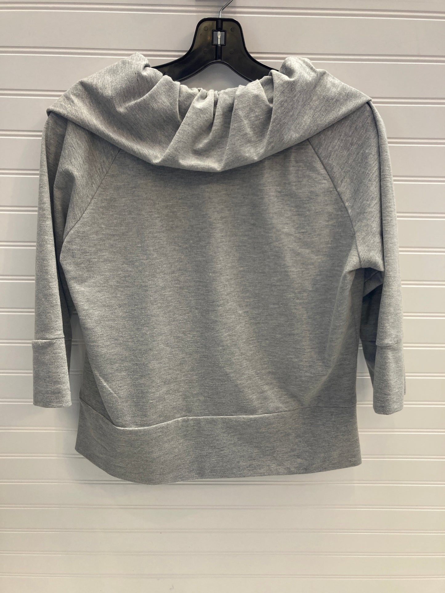 Sweatshirt Collar By Fever In Grey, Size: M