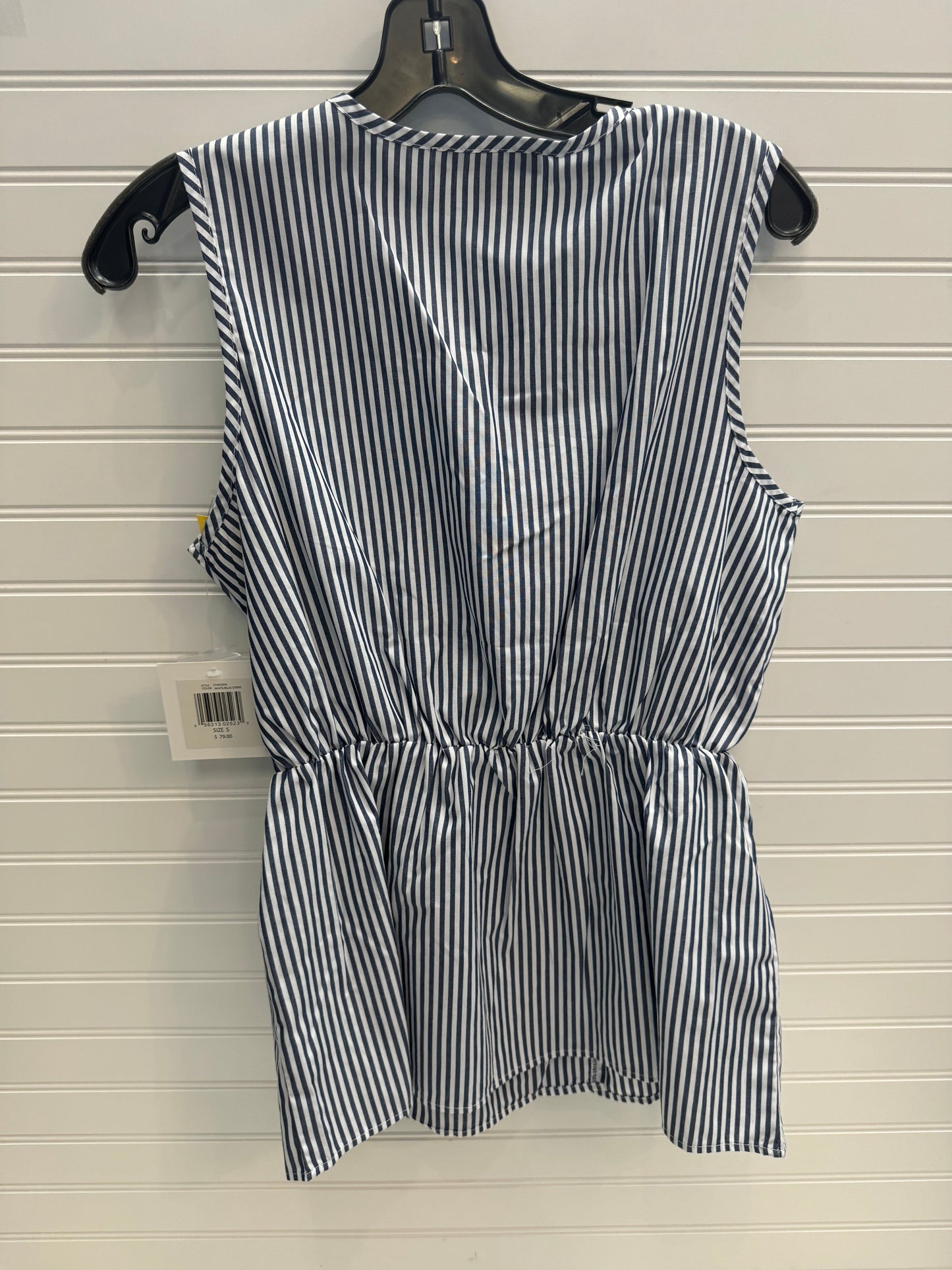 Top Sleeveless By Ellen Tracy In Striped Pattern, Size: S