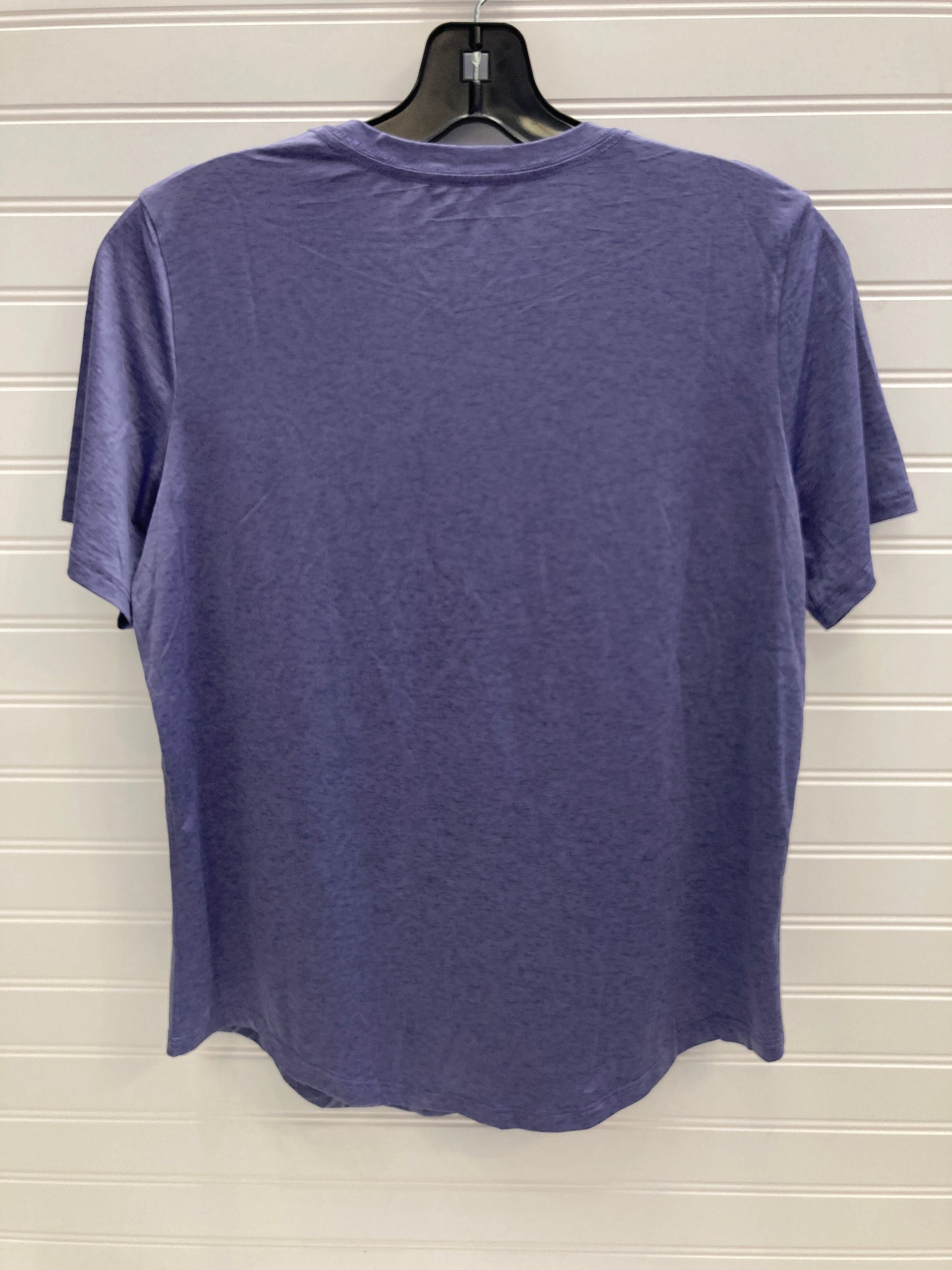 Athletic Top Short Sleeve By Fanka In Purple, Size: S