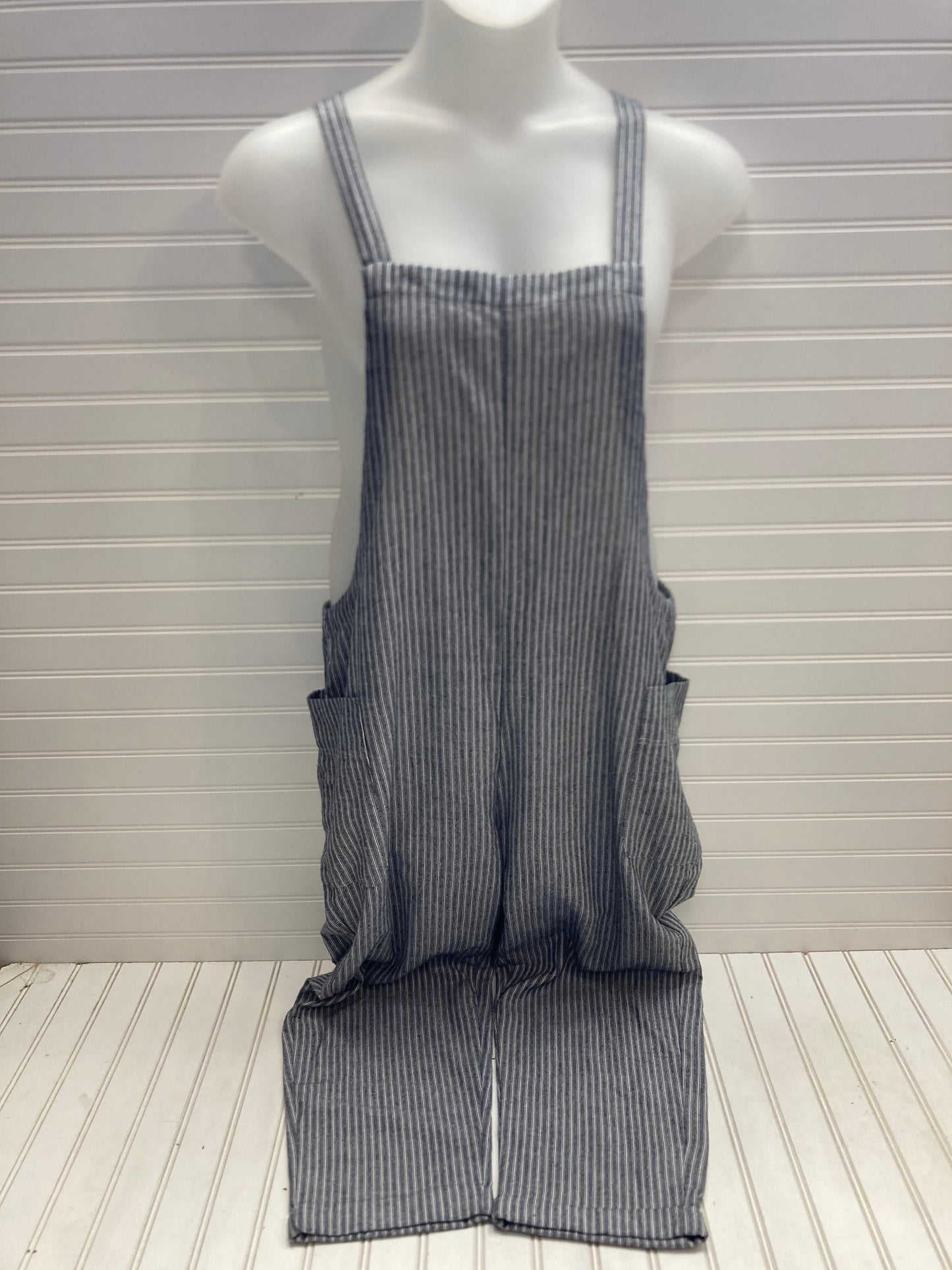 Overalls By Bobi In Striped Pattern, Size: M