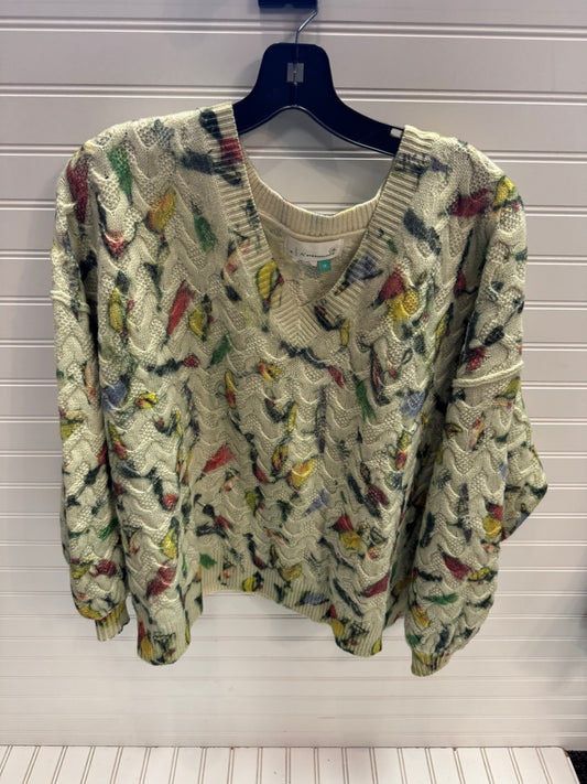 Sweater By Anthropologie In Multi-colored, Size: 1x