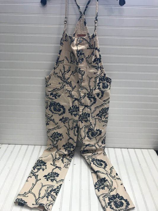 Overalls By Pilcro In Blue & Tan, Size: 12