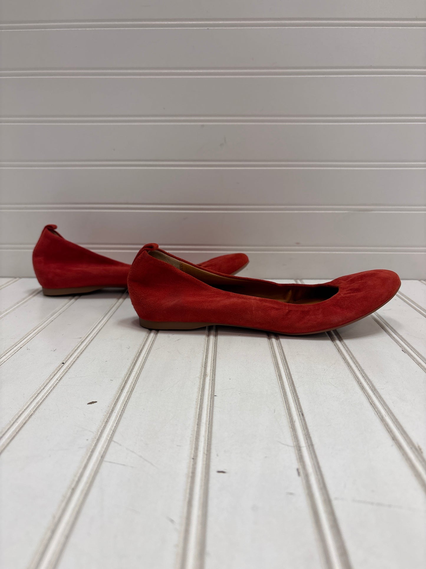 Shoes Flats By J. Crew In Red, Size: 6