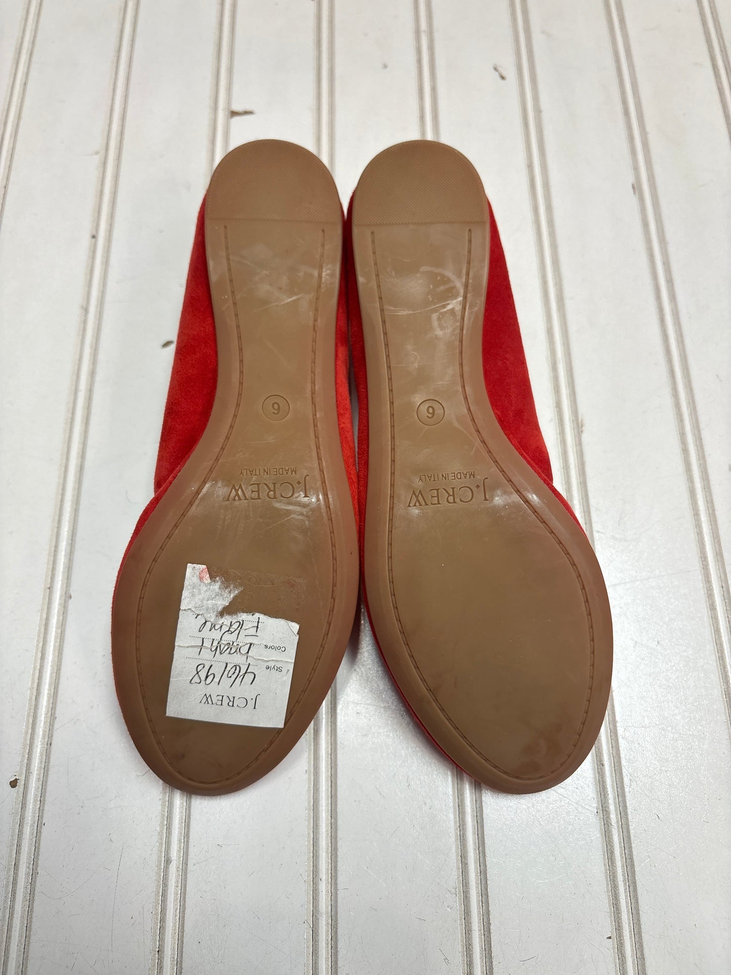 Shoes Flats By J. Crew In Red, Size: 6