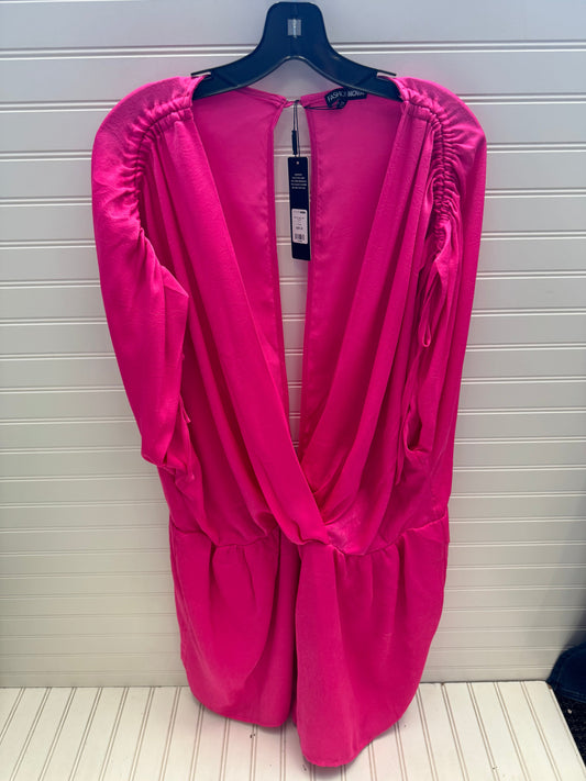 Romper By Fashion Nova In Pink, Size: 3x