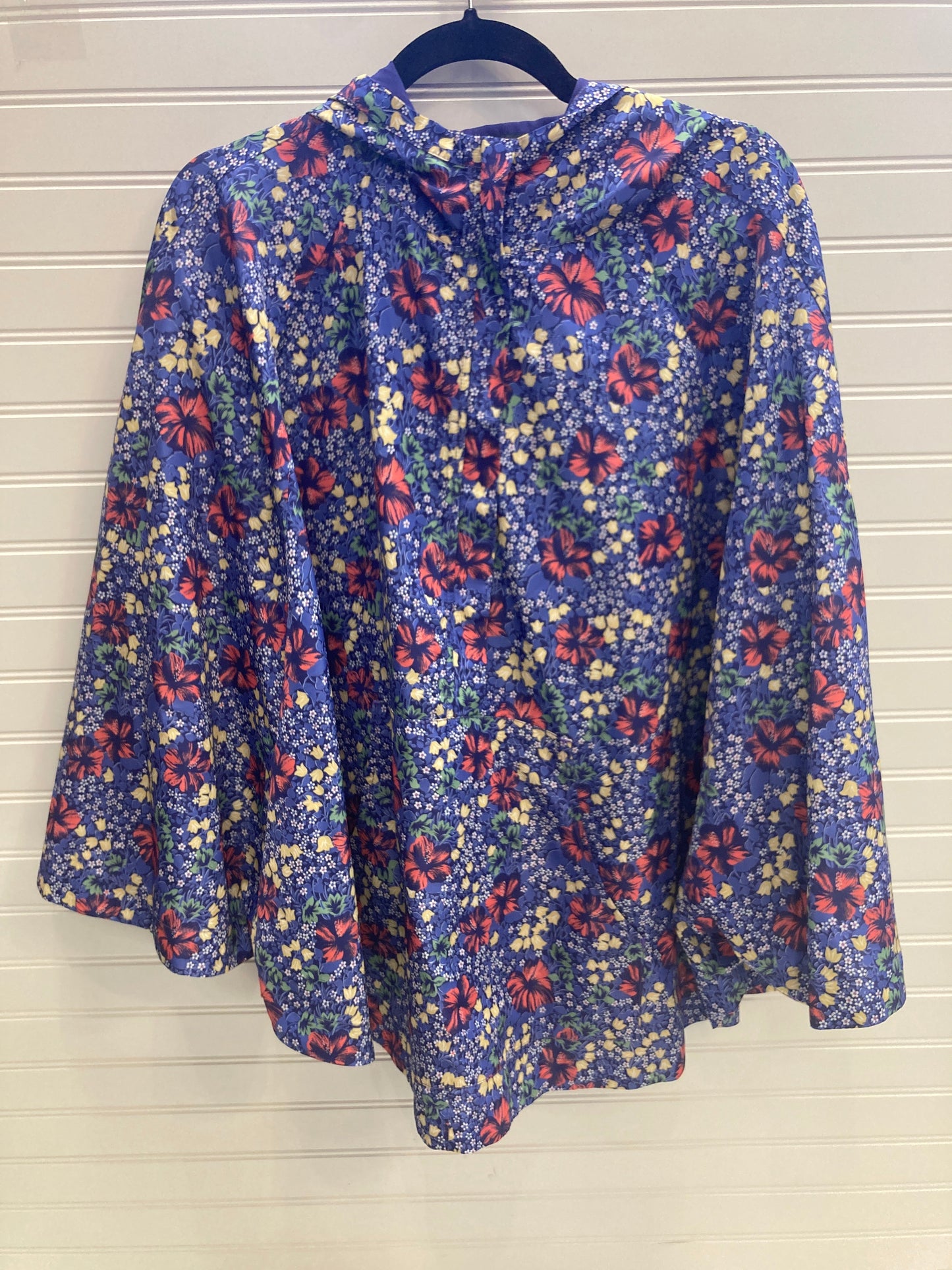 Jacket Windbreaker By Ann Taylor In Floral Print, Size: M